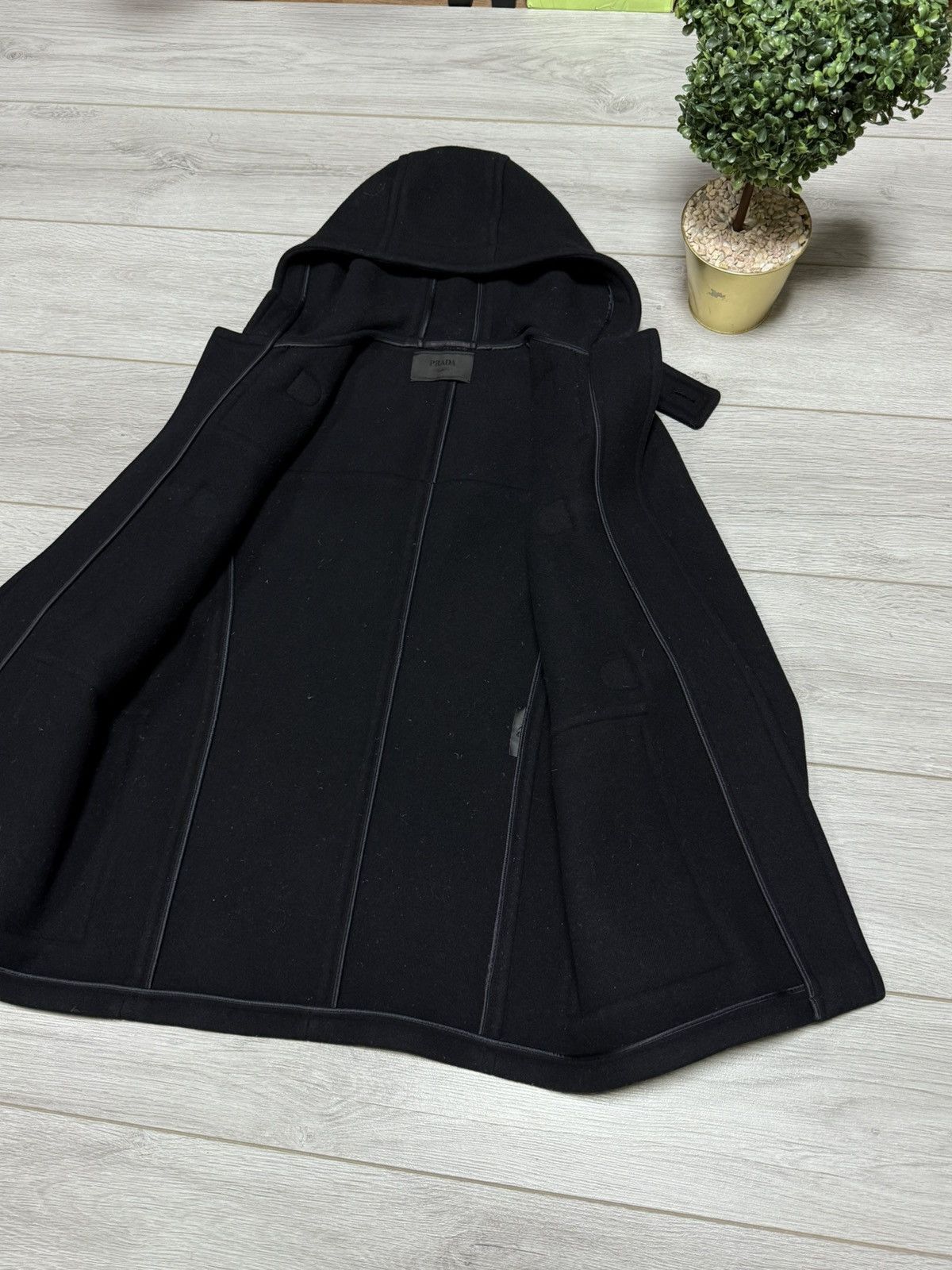 Prada Prada duffle toggle coat hooded wool vintage Size US M / EU 48-50 / 2 - 9 Thumbnail