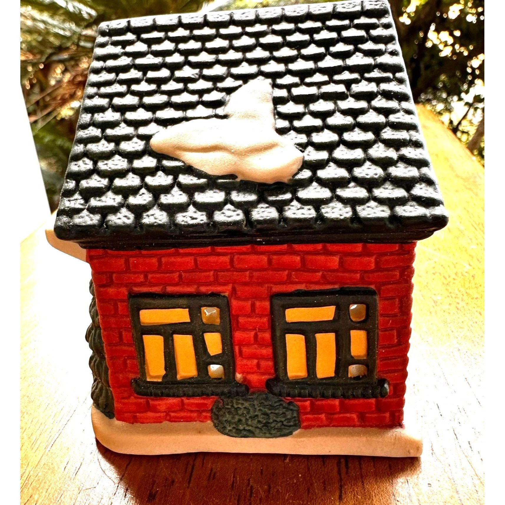 Handmade × Vintage VTG Gift Collection Hand Painted Porcelain School Tea Light Size ONE SIZE - 7 Thumbnail
