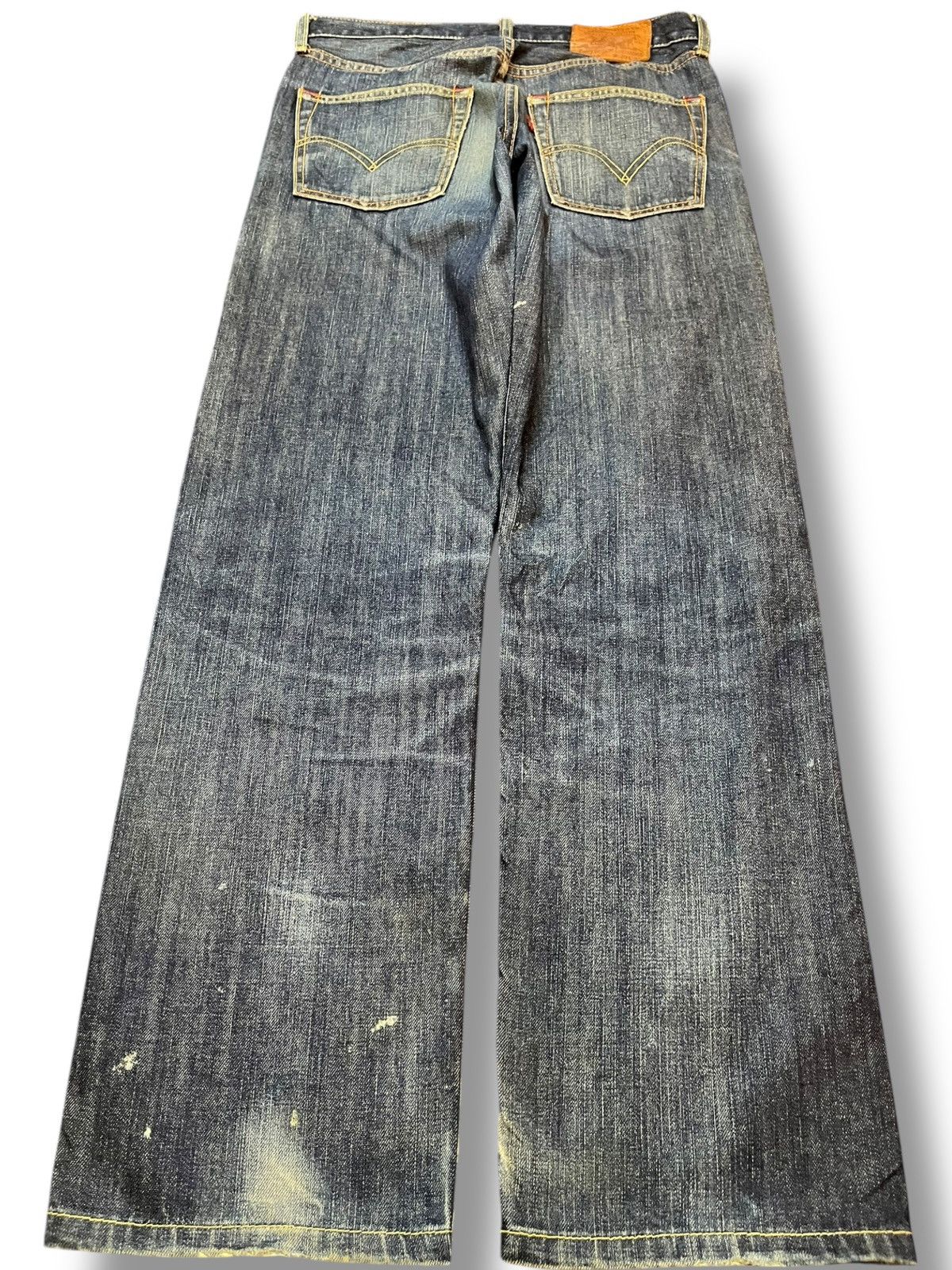 Levi's Vintage Clothing Vintage Levi’s 703 Whiskering Straight Cut Denim Size US 30 / EU 46 - 5 Thumbnail