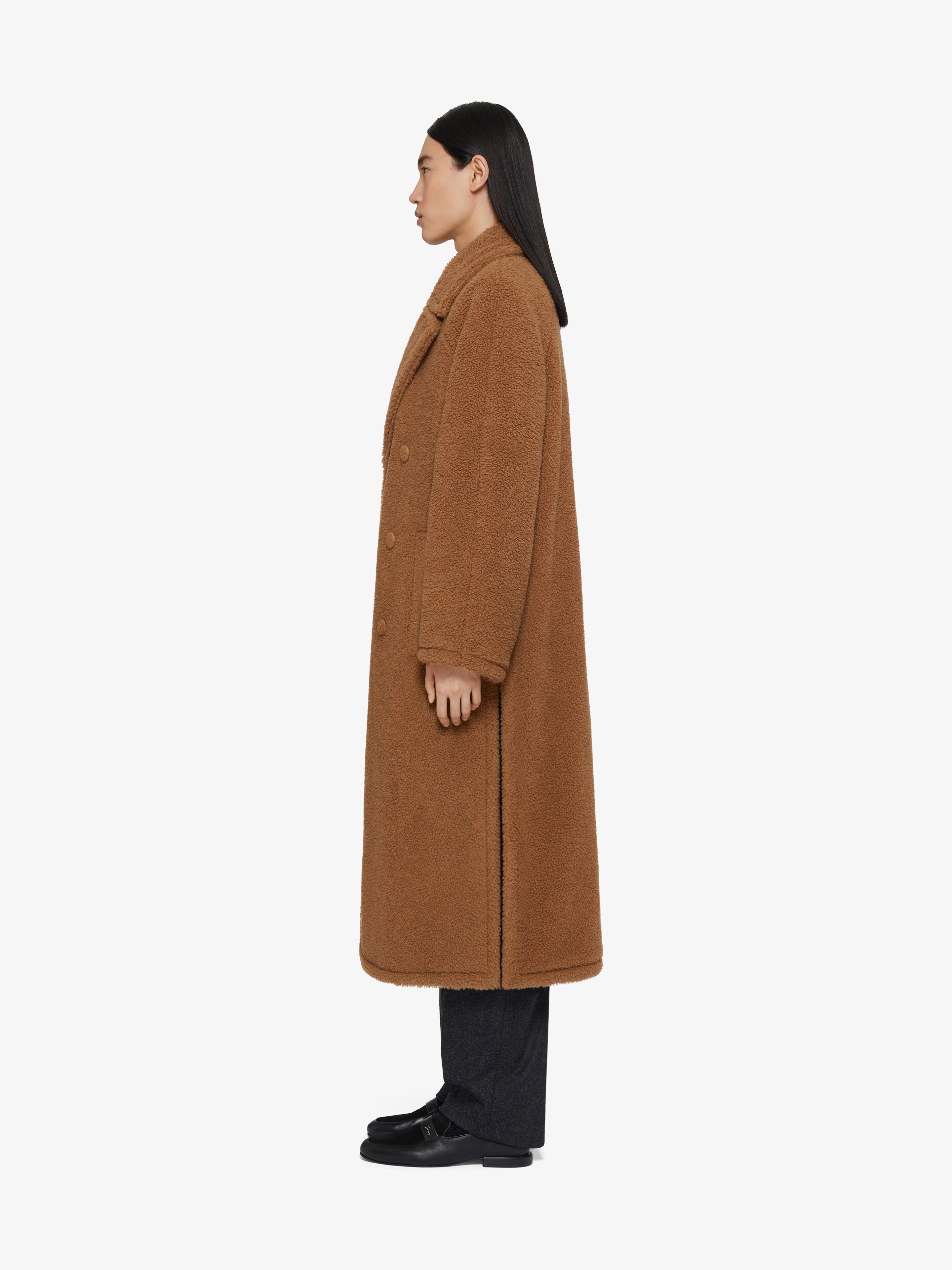 Givenchy o1w1db10925 Long Teddy Coat in Brown Size US XL / EU 56 / 4 - 3 Thumbnail