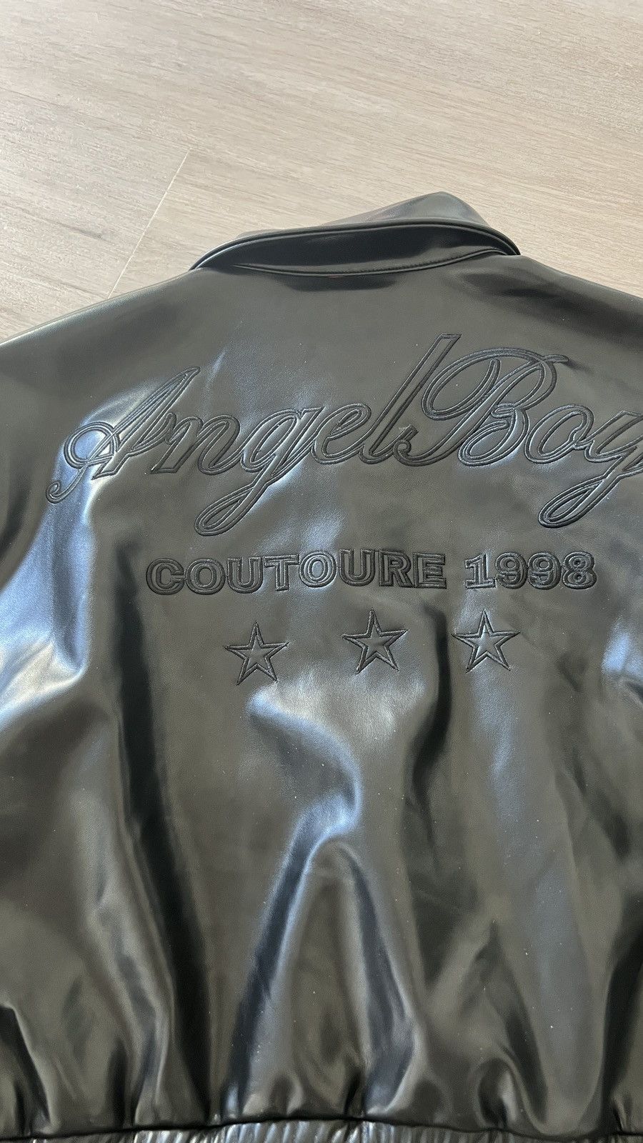 Other Angel Boy Faux Leather Jacket Size US M / EU 48-50 / 2 - 6 Thumbnail