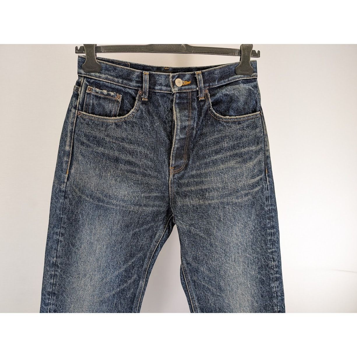 Balenciaga o1rshd1 Q:2 / Relaxed Jeans Denim Indigo in Deep Blue Size US 31 - 9 Thumbnail
