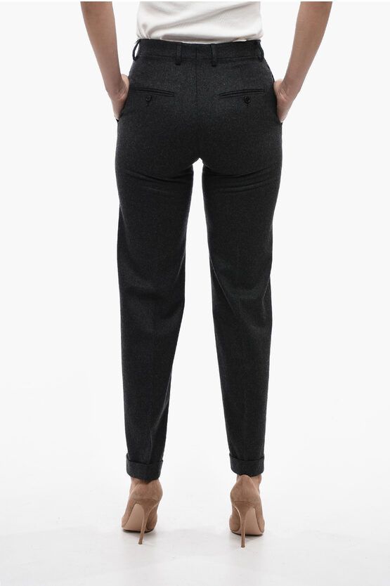 Celine Sports Straight Pants White Cotton