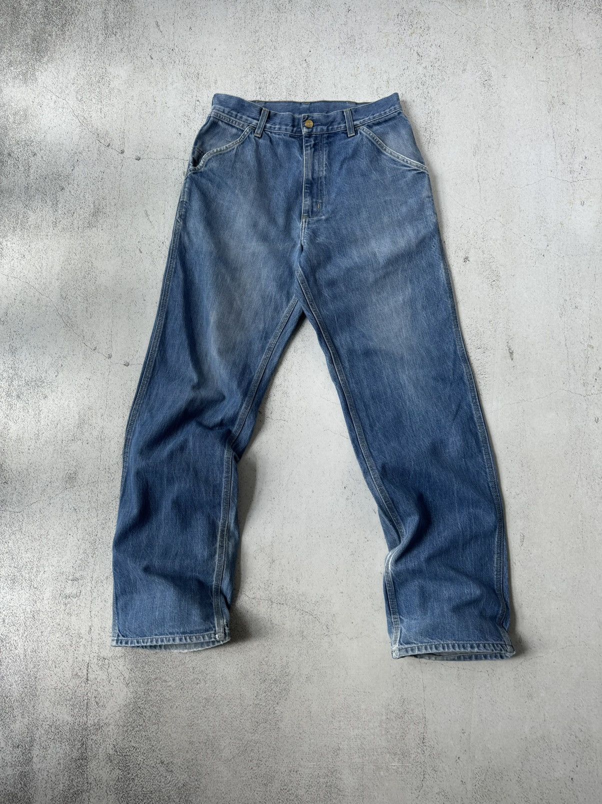 Carhartt × Vintage Carhartt Vintage Simple Pants Denim Jeans Size US 32 / EU 48 - 6 Thumbnail