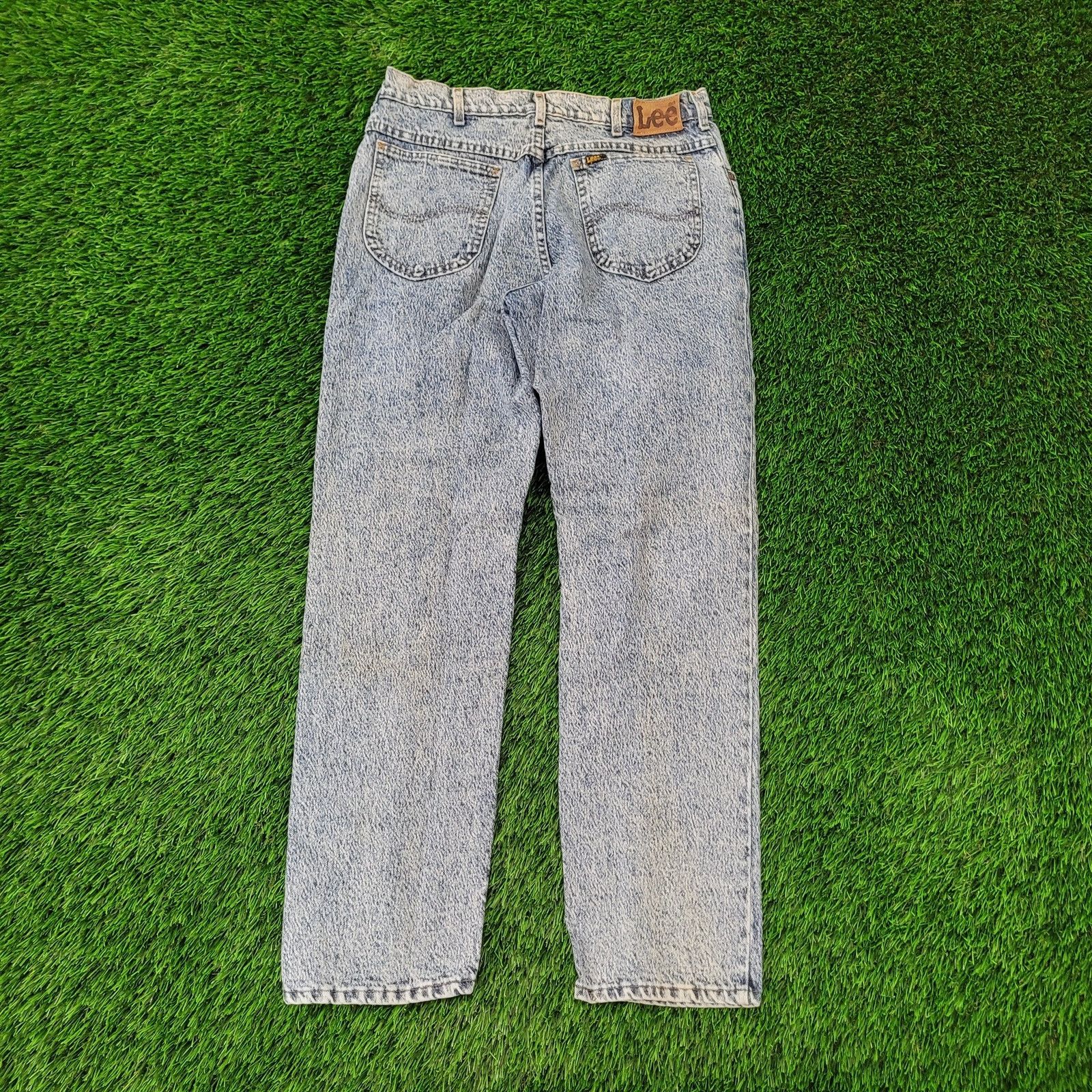 Lee VTG 80s Lee Riders Acid-Wash Jeans 30x30 USA 209-6848 Size US 30 / EU 46 - 9 Thumbnail