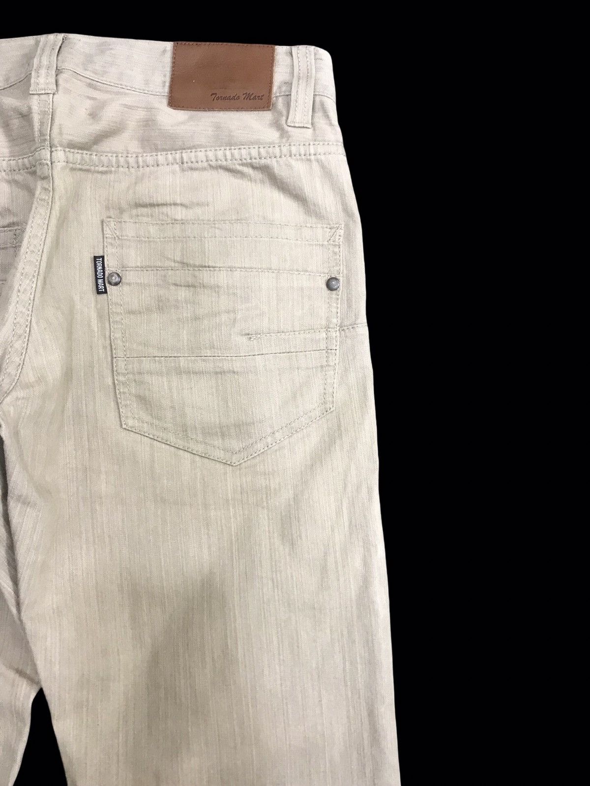 Japanese Brand 💥FLARE💥Tornado Mart Japan LowRise Vertical Flare Pant F240 Size US 29 - 10 Thumbnail