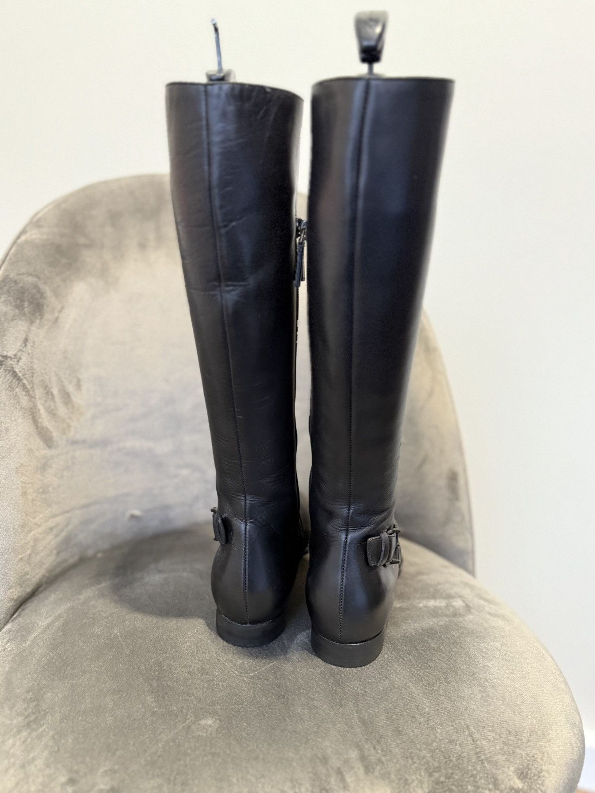 Gucci Gucci by Tom Ford Rare Vintage Moto Racing Y2K Leather boots Size US 7 / IT 37 - 7 Thumbnail
