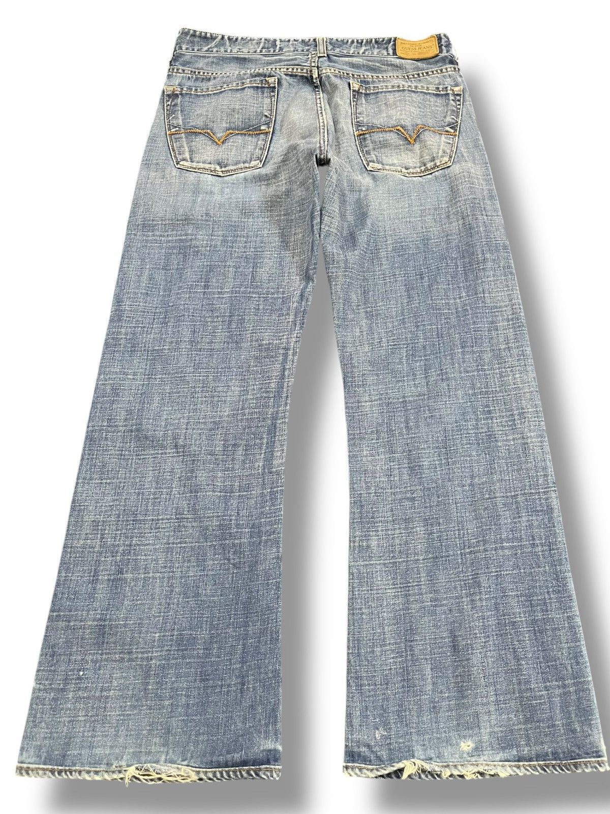 Guess Vintage Guess The Cliff Flare Bootcut Denim Size US 34 / EU 50 - 5 Thumbnail