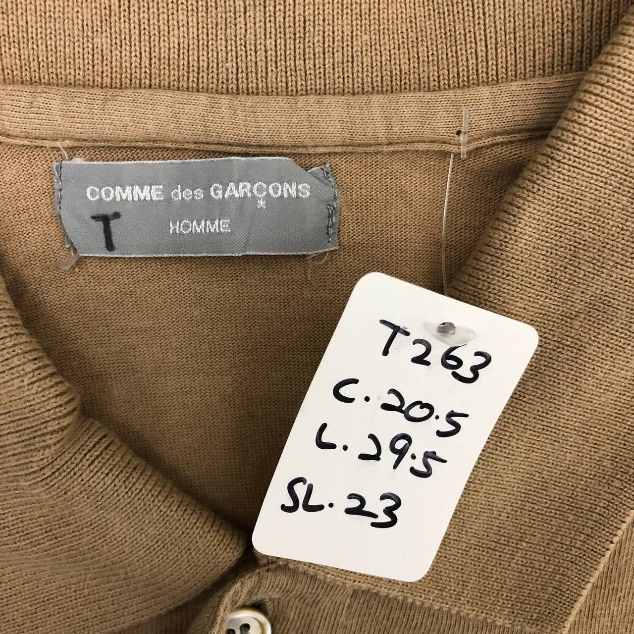Comme des Garcons Homme T263 COMME DES GARCONS HOMME POLO SHIRTS Size US M / EU 48-50 / 2 - 8 Thumbnail