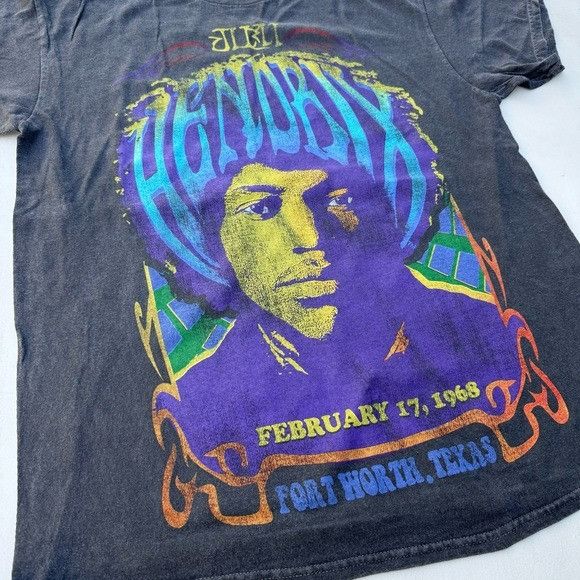Band Tees × Jimi Hendrix NEW JIMI HENDRIX FORT WORTH TX 1968 VINTAGE T-SHIRT SZ M Size US M / EU 48-50 / 2 - 3 Thumbnail