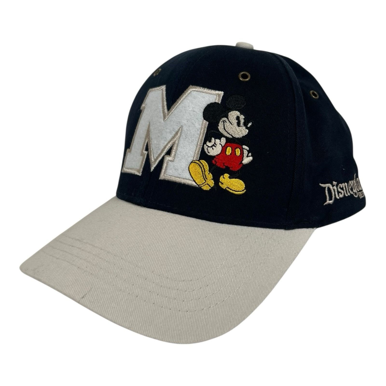 Disney Vintage Mickey Mouse Disneyland Strapback Hat Cap Y2K Blue E Size ONE SIZE - 1 Thumbnail