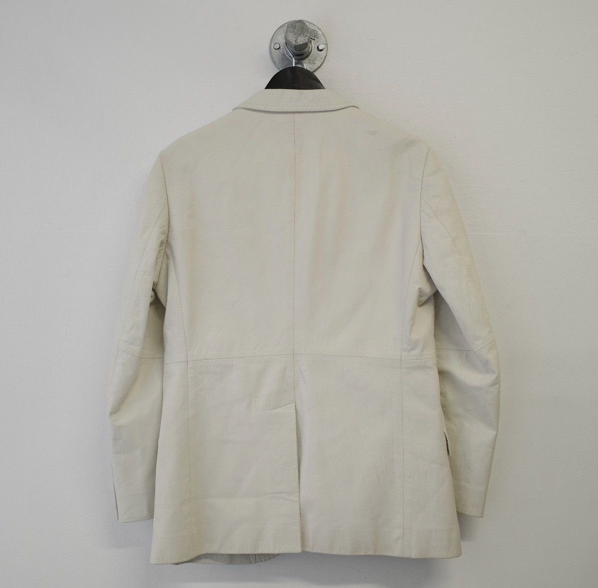 Yohji Yamamoto Yohji Yamamoto AAR Leather Blazer Jacket Size US M / EU 48-50 / 2 - 2 Thumbnail