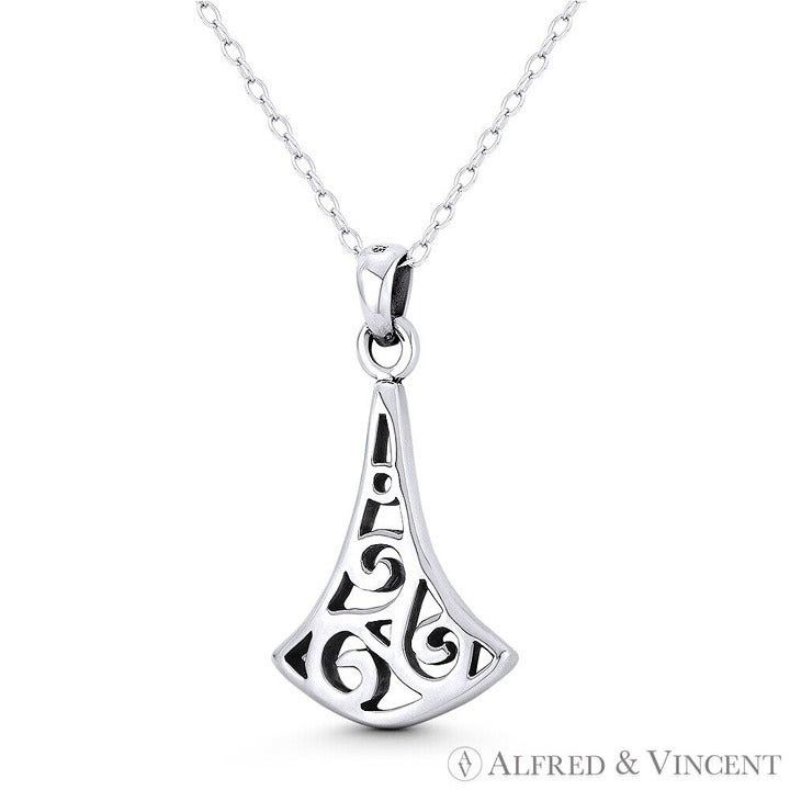 Other Triskelion / Triskele Triple Spiral Celtic Charm Pendant Size ONE SIZE - 1 Preview