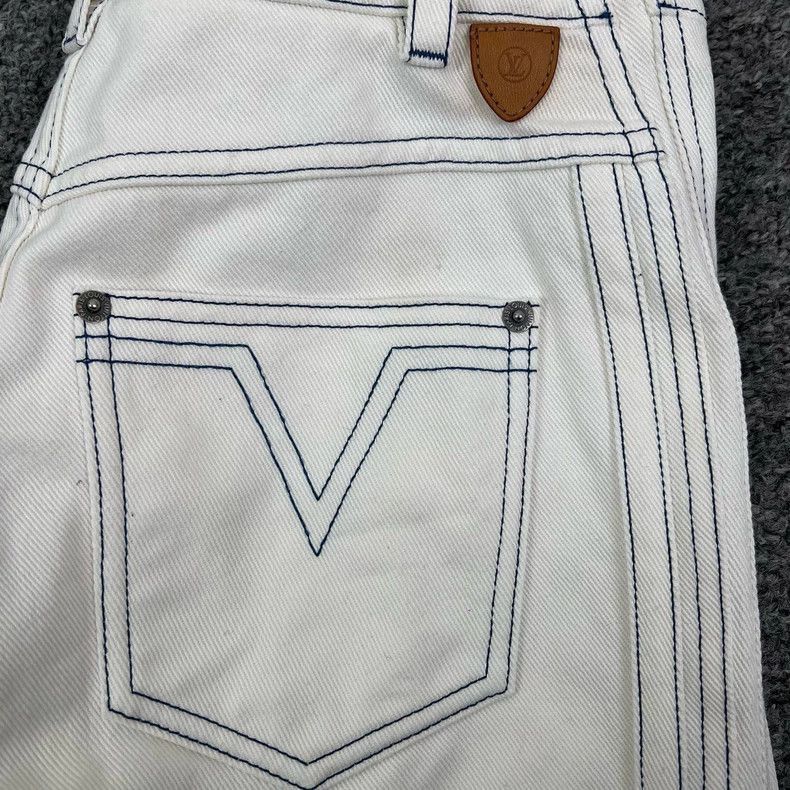 Louis Vuitton Louis Vuitton White High -2505 Size 36" / US 14 / IT 50 - 4 Thumbnail