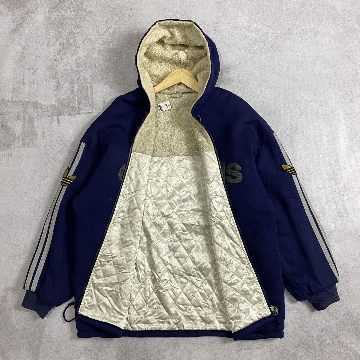 Adidas Vintage 90’s Hiphop Adidas Ziphoodie Size US M / EU 48-50 / 2 - 4 Thumbnail