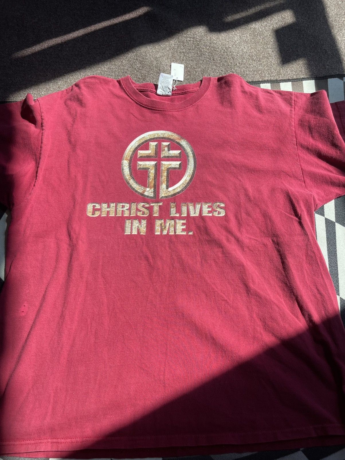 Vintage Vintage Jerzees "Christ Lives In Me" Graphic T-Shirt - 2XL Size US XXL / EU 58 / 5 - 2 Thumbnail