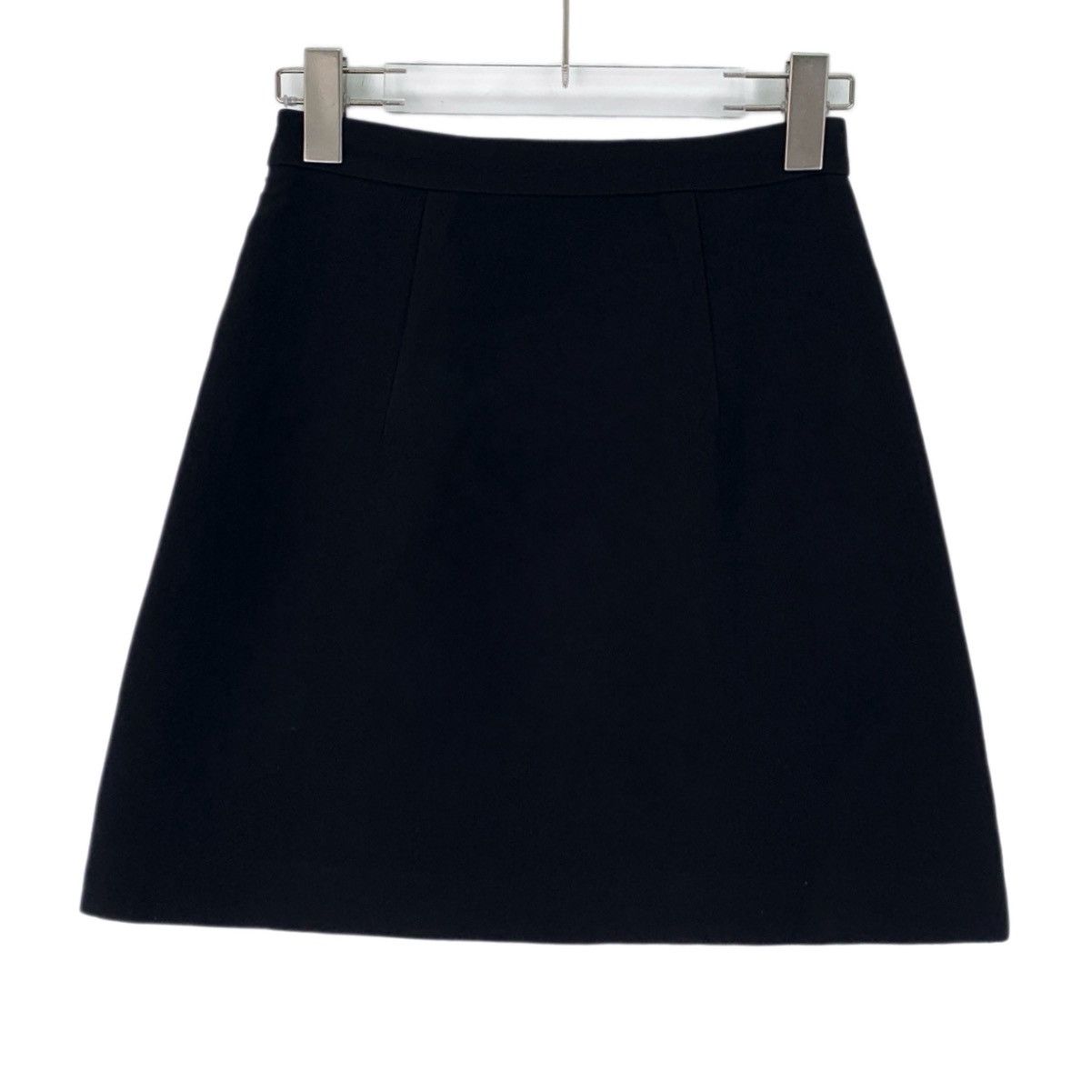 Miu Miu Miu Miu Black Bow Casual Mini Skirt K26WX Size 25" / US 0 / IT 36 - 2 Thumbnail