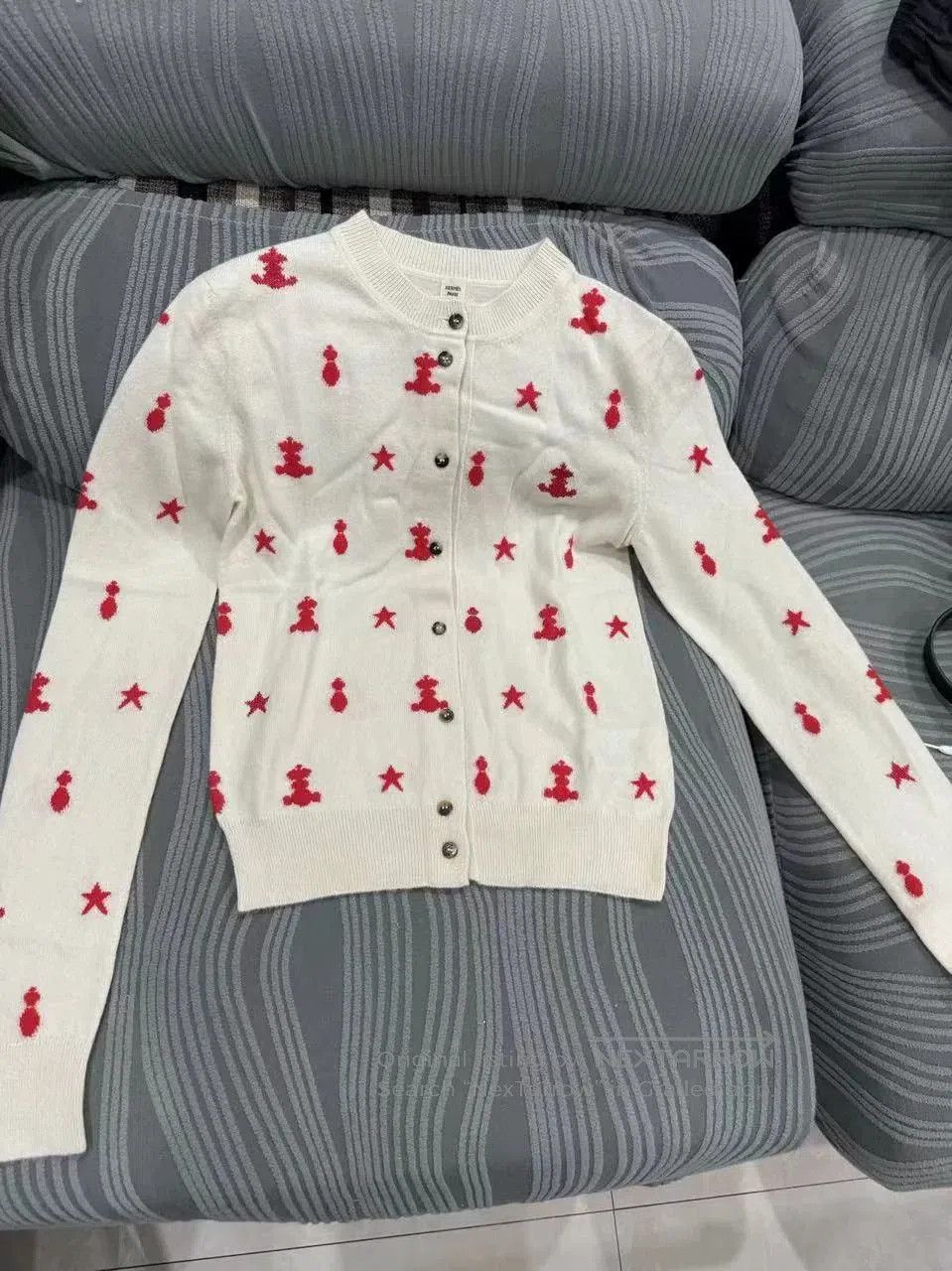 Hermes Hermes Cashmere Cardigan. Size US XS / EU 42 / 0 - 1 Thumbnail