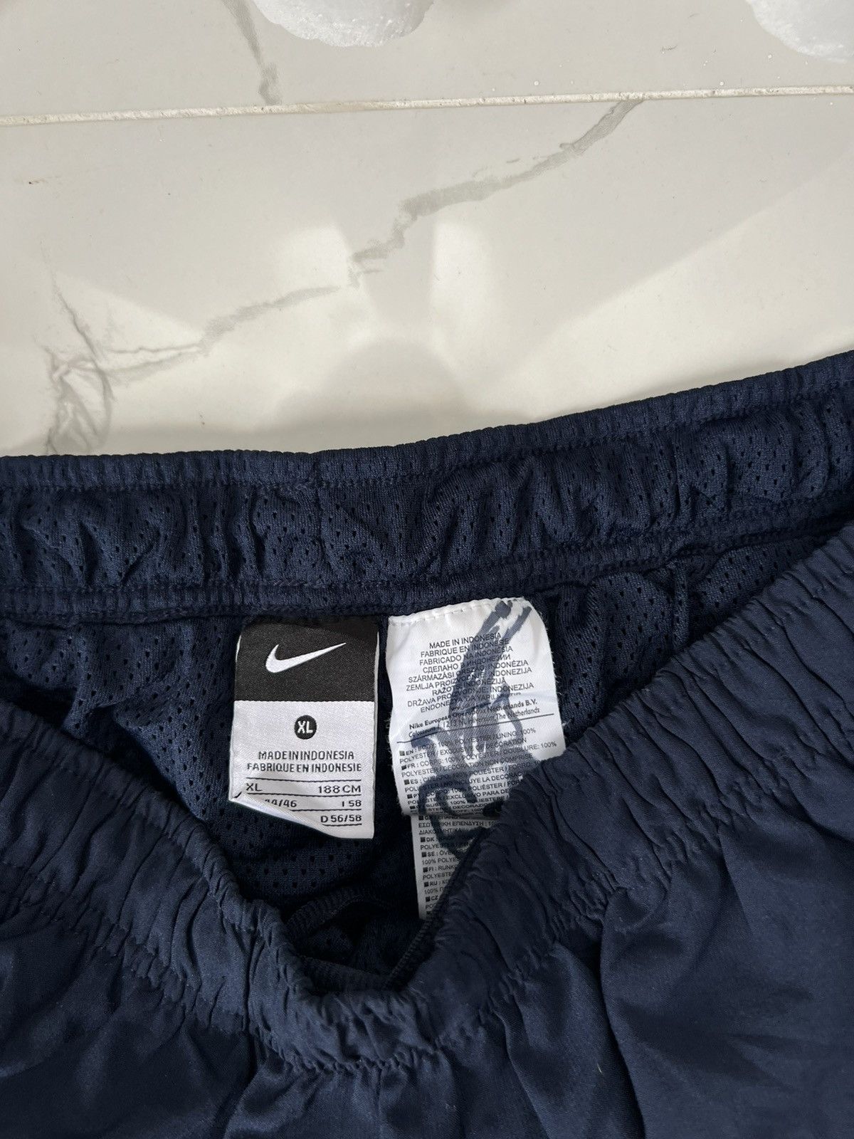 Nike × Vintage 90’s NIKE BAGGY GORPCORE TRACK PANTS SWOOSH LOGO Y2K RETRO Size US 36 / EU 52 - 5 Thumbnail
