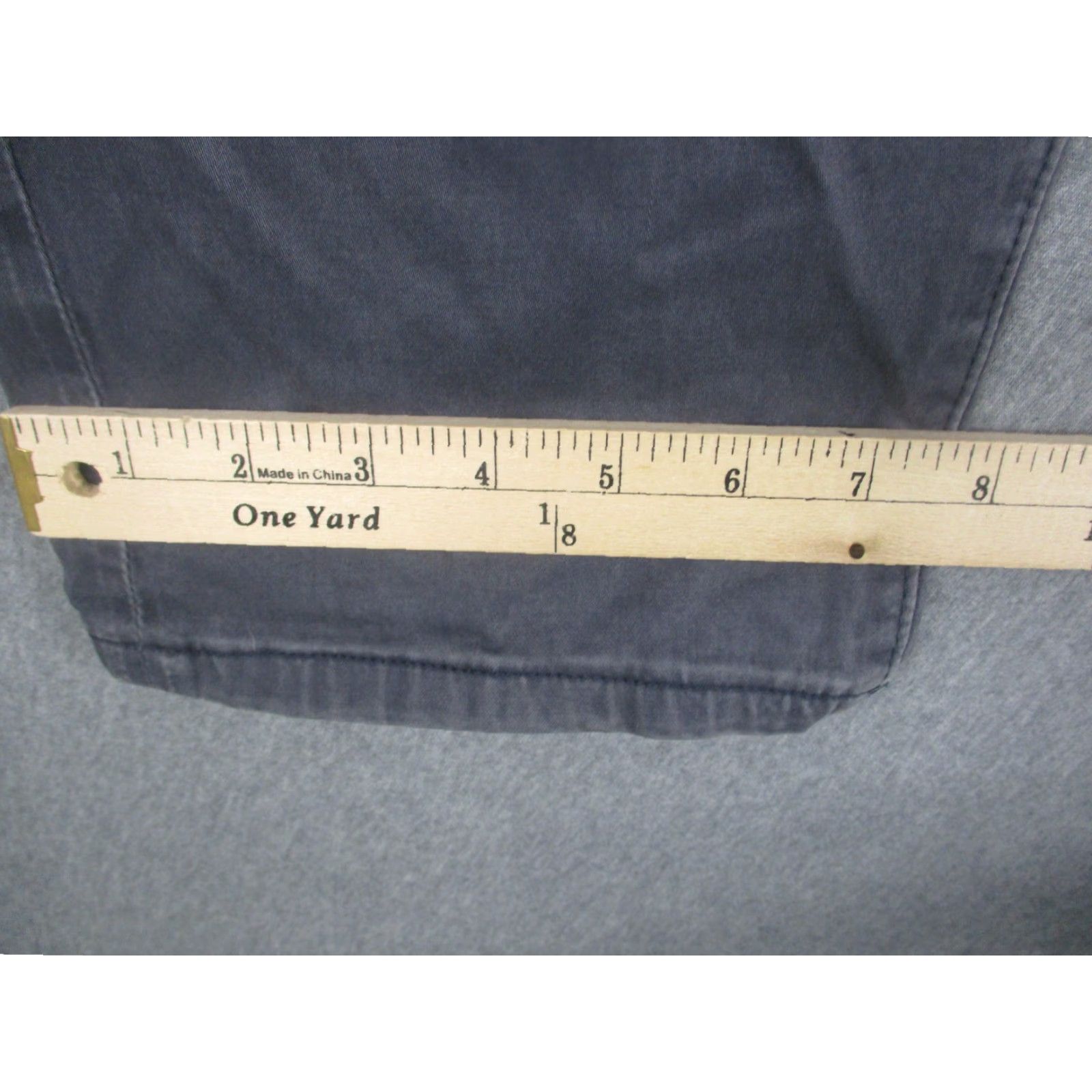 Vintage AG Adriano Goldschmied Jeans Mens 34 The Graduate Tailored Leg Straight Stretch Gray/Charcoal 5-Pocket Denim Size US 34 / EU 50 - 6 Thumbnail
