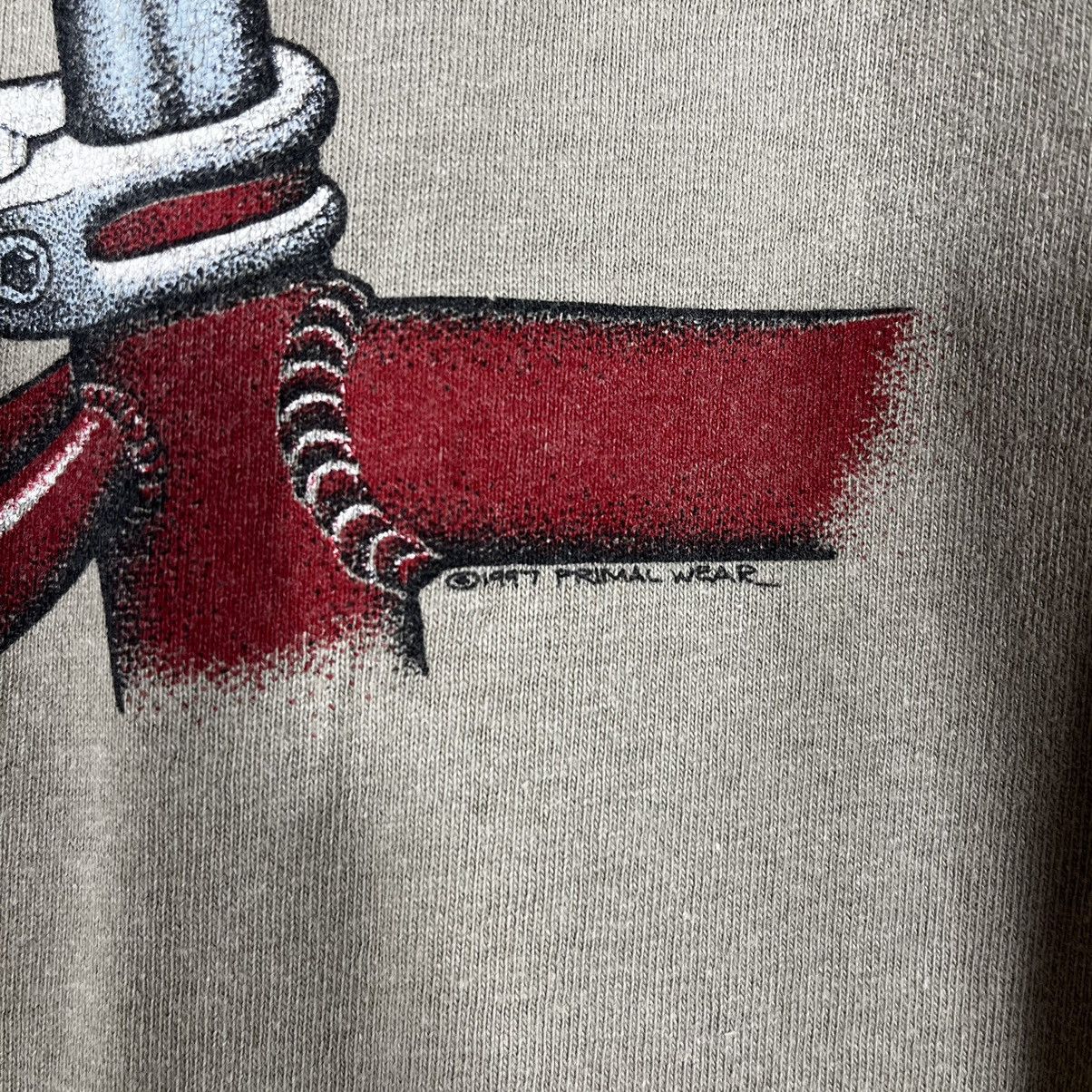 Vintage 90s Vintage Primal Wear Cycle Bike Crazy T-Shirt Tee Rare Size US L / EU 52-54 / 3 - 5 Thumbnail