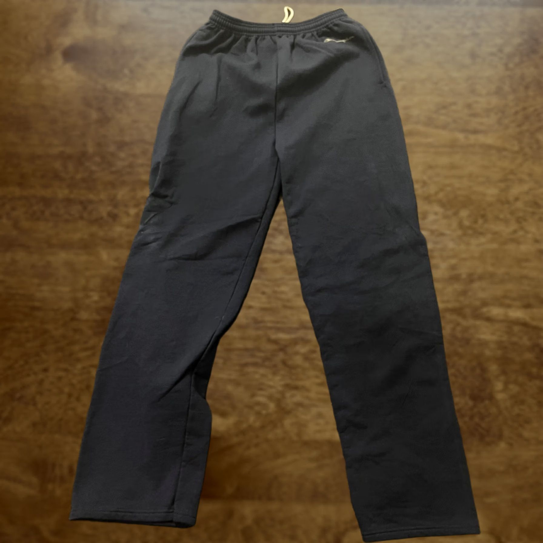 Champion Champion Sweatpants Mens Medium Blue Fleece Joggers Elastic Waist Pockets Logo Size US 31 - 1 Thumbnail