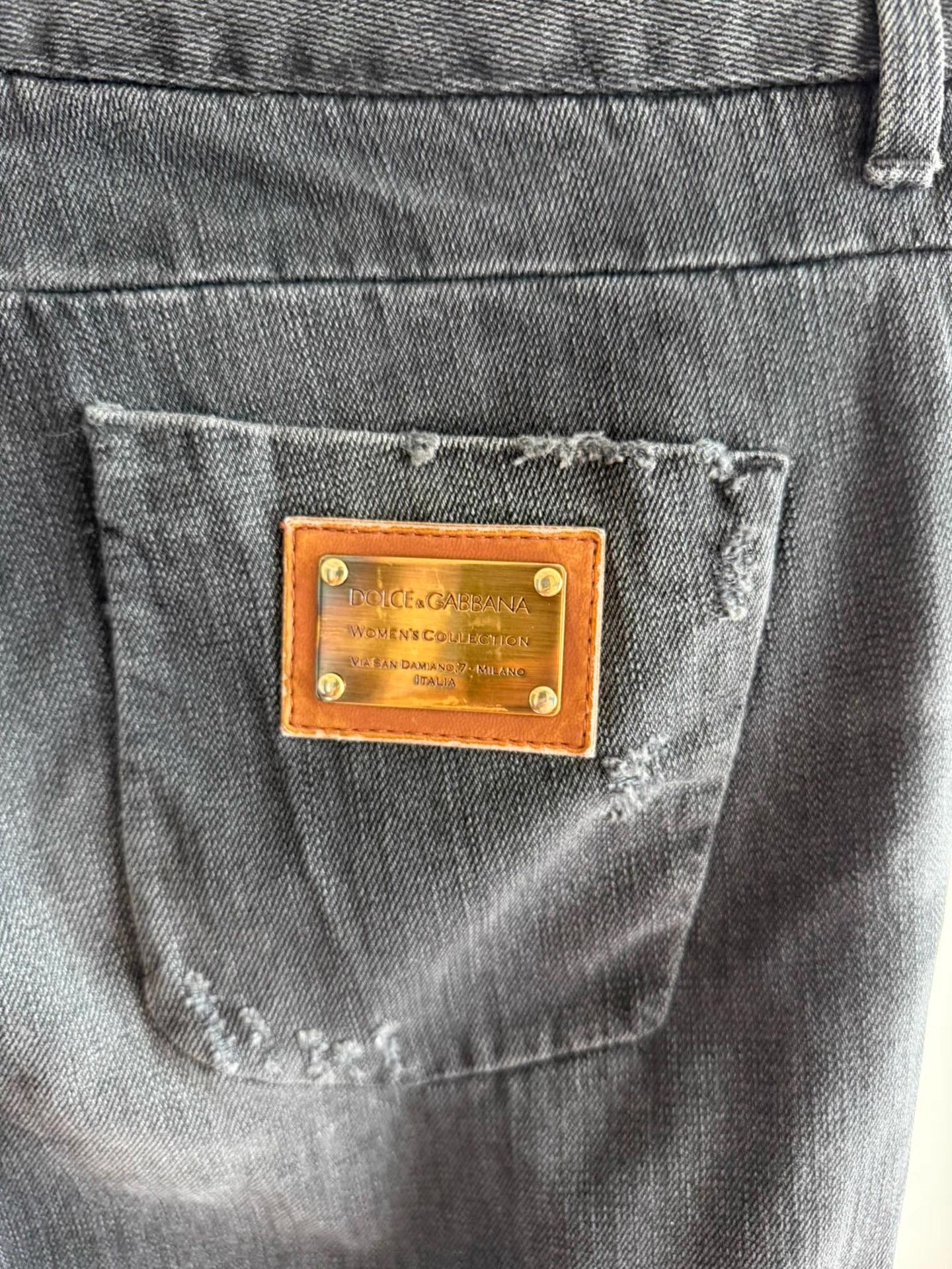 Dolce & Gabbana Dolce & Gabbana DG Black Jeans Q17 Size US 32 / EU 48 - 2 Thumbnail