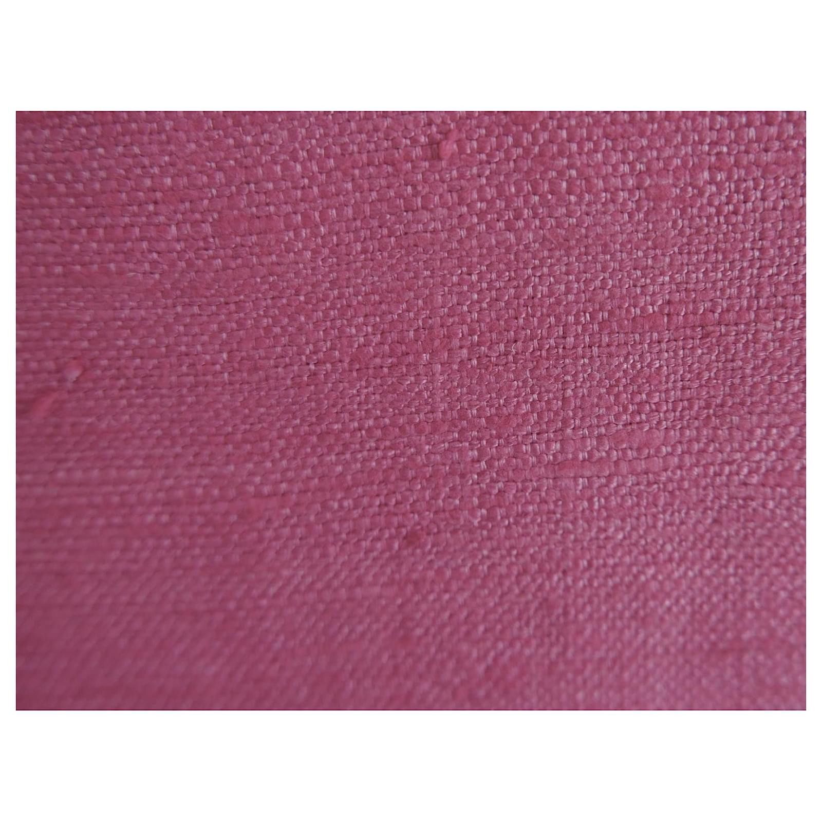 Chanel Chanel Spring 2007 Pink Slubbed Silk Flared Trousers Size 27" / US 4 / IT 40 - 5 Thumbnail
