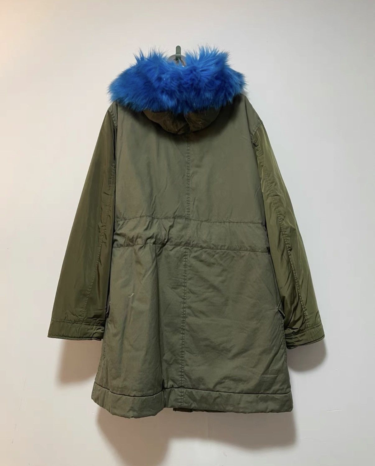 Diesel Diesel Blue Fur Collar Military Coat Size US L / EU 52-54 / 3 - 2 Thumbnail