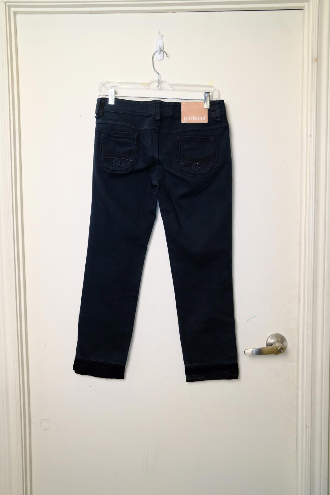 John Galliano 00's John Galliano Constructed Straight-Leg-Pant Size 31" - 2 Thumbnail