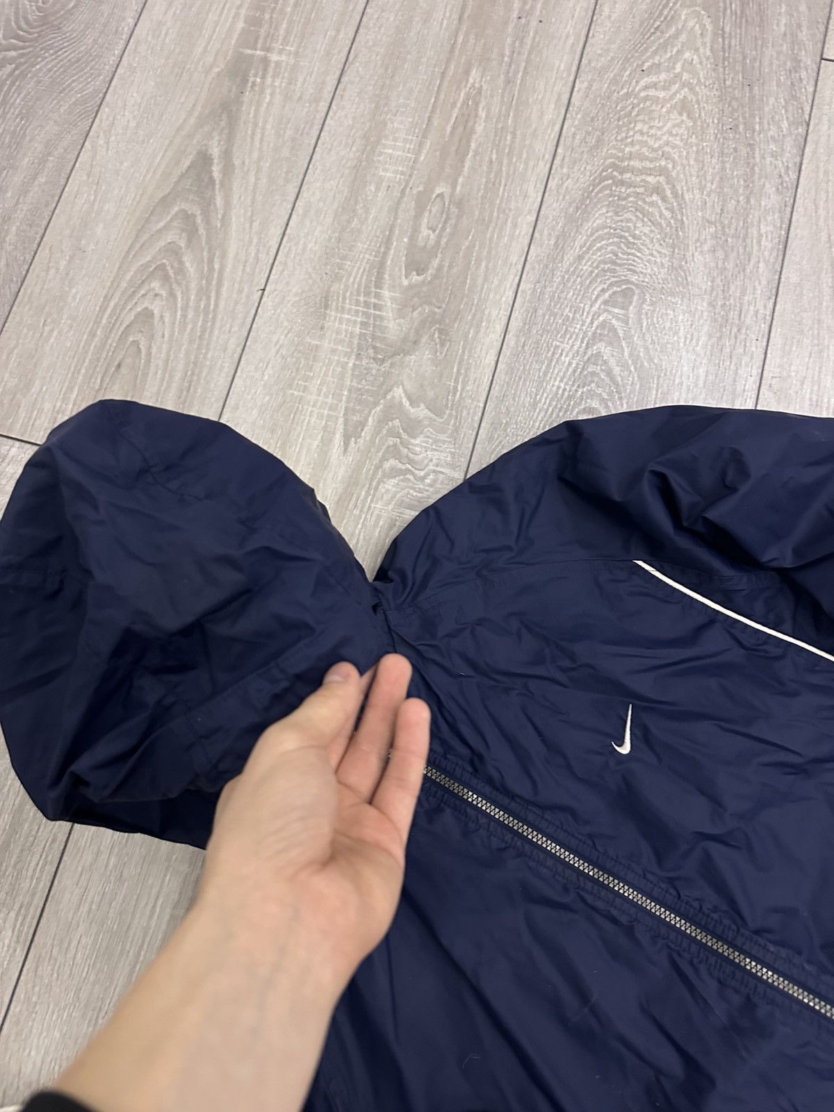 Nike Nike Nylon Vintage Track Jacket Windbreaker Size US L / EU 52-54 / 3 - 4 Thumbnail