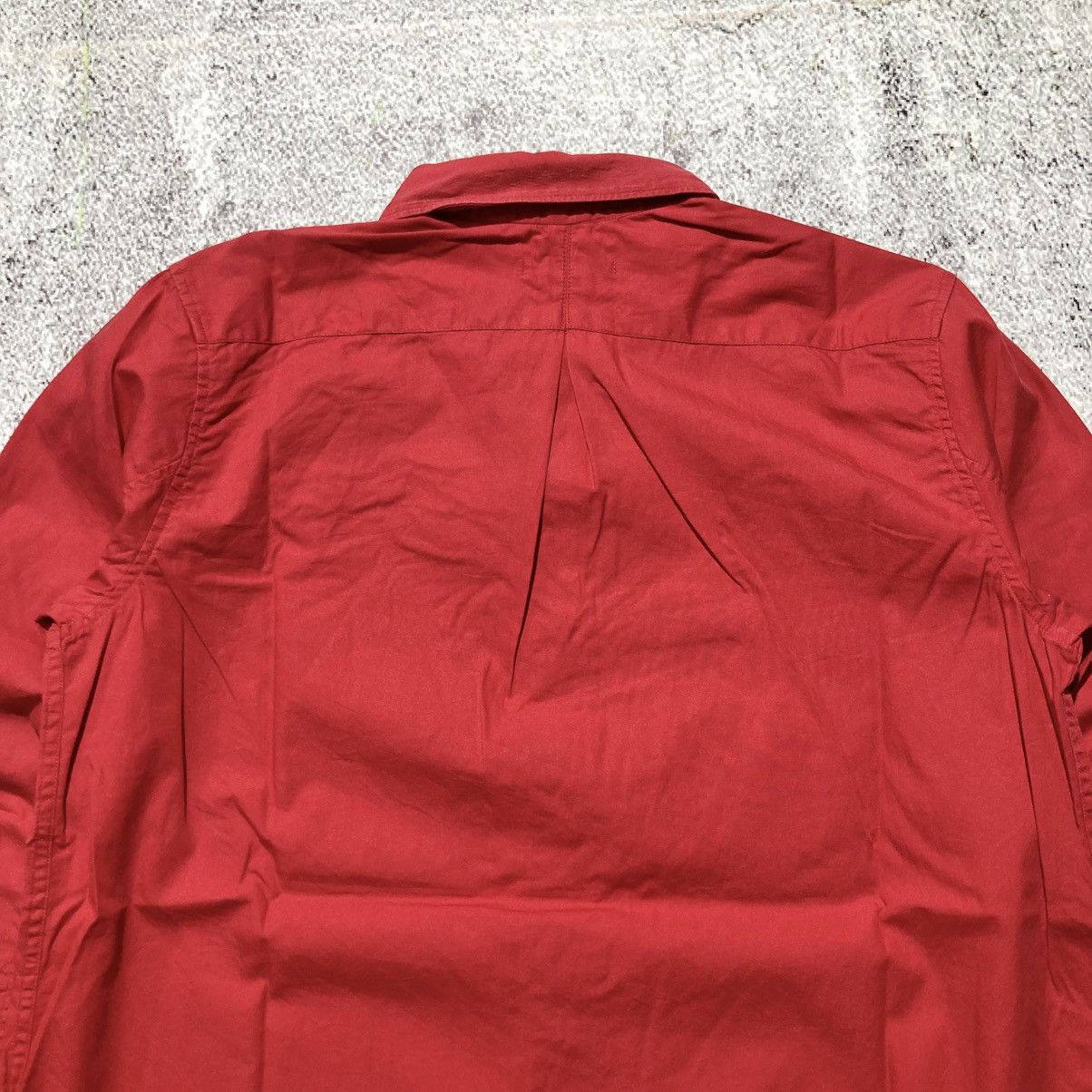 Balmain 🇫🇷 Balmain Paris Red Button Down “B” Patch Logo Luxury Size US M / EU 48-50 / 2 - 12 Thumbnail