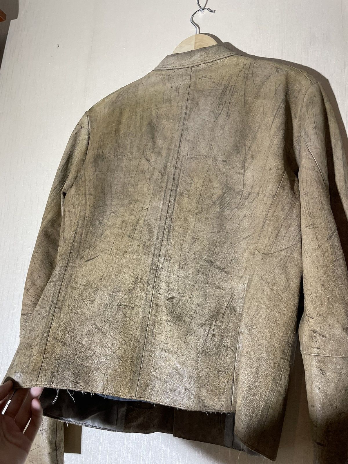 Designer × Diesel Black Gold × Japanese Brand Diesel Black Gold rare leather biker jacket Size US S / EU 44-46 / 1 - 15 Thumbnail