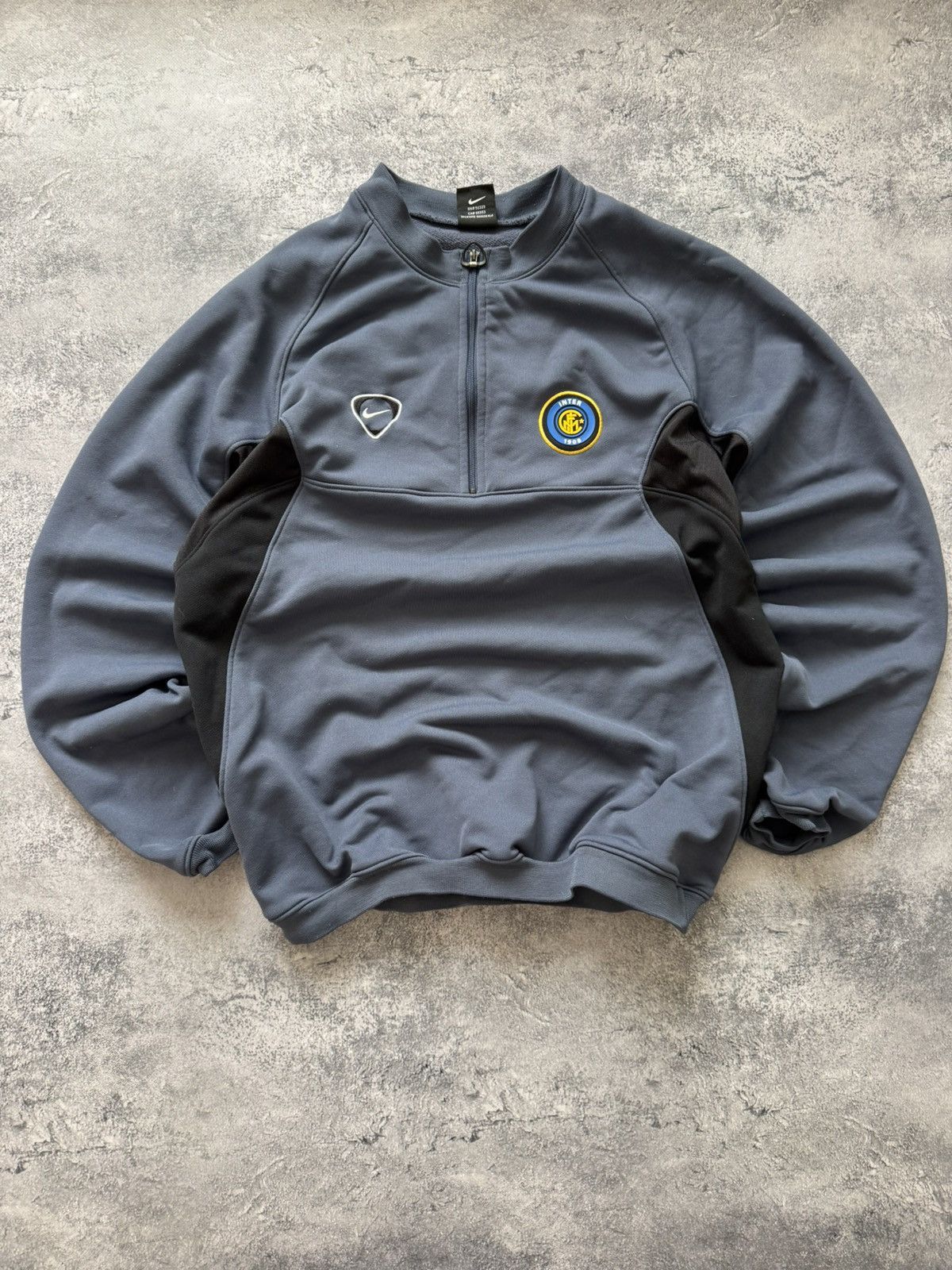 Nike Vintage 2000/2001 Nike Inter Milan 1/4 Zip Training Top Size US M / EU 48-50 / 2 - 1 Thumbnail