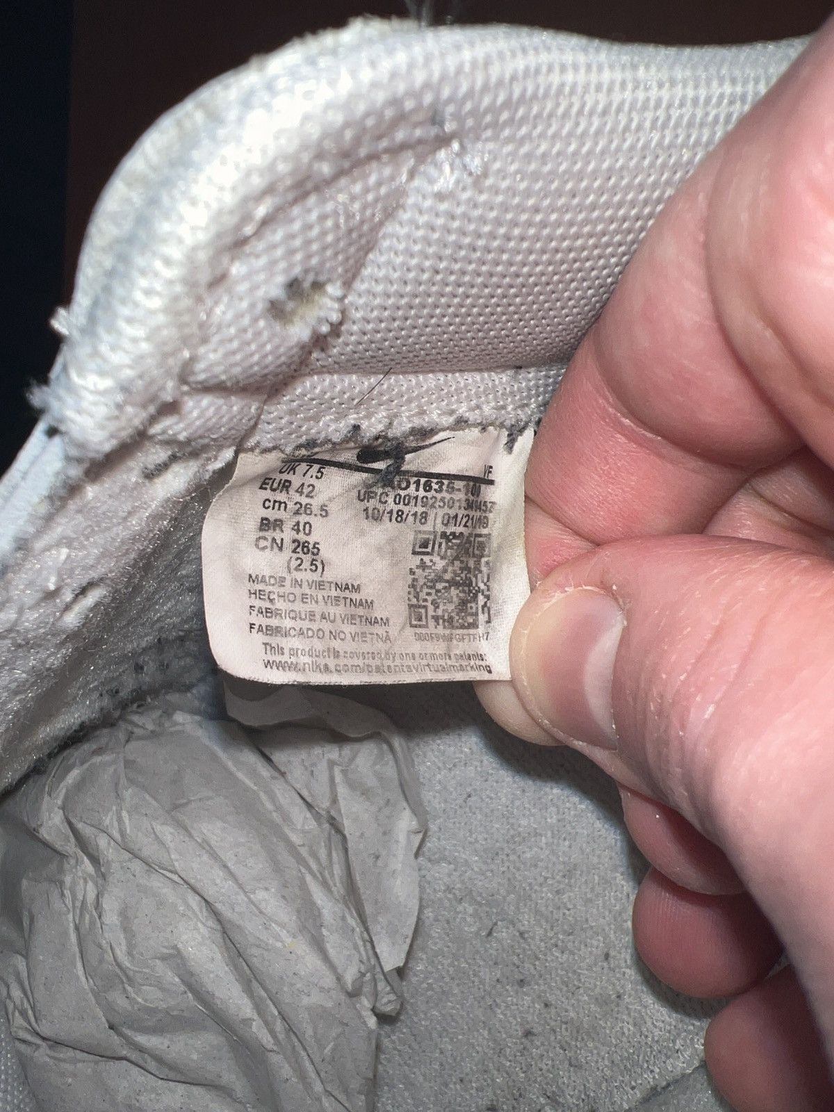 Nike Nike Air Force 1 Low Retro Ivory Snake Size US 8.5 / EU 41-42 - 13 Thumbnail