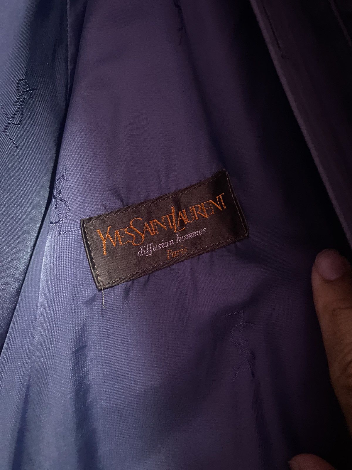 Hedi Slimane Yves Saint Laurent Double Breasted Trench Coat Size US L / EU 52-54 / 3 - 8 Thumbnail