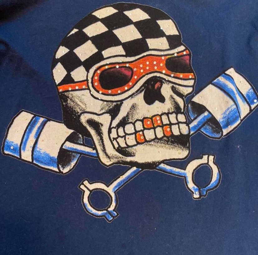 Christian Audigier × Ed Hardy Ed Hardy Rhinestone Long Sleeve Size US L / EU 52-54 / 3 - 3 Thumbnail