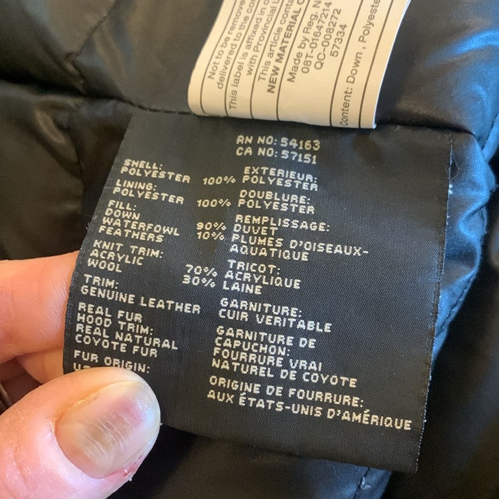 Andrew Marc Andrew Marc black down puffer down storm coat leather trim Size US M / EU 48-50 / 2 - 13 Thumbnail