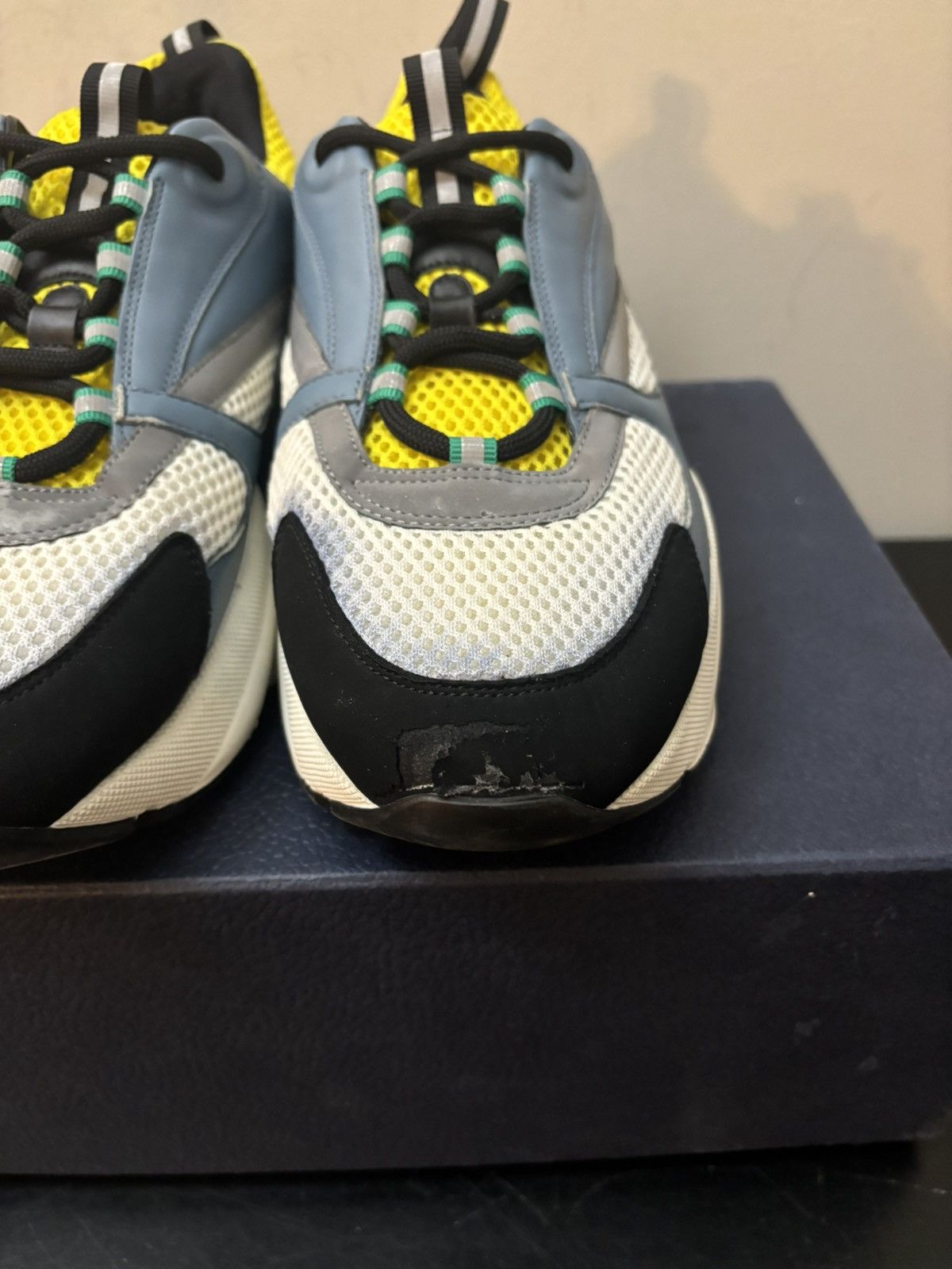 Dior Dior B22 Blue Yellow Size US 12 / EU 45 - 3 Thumbnail