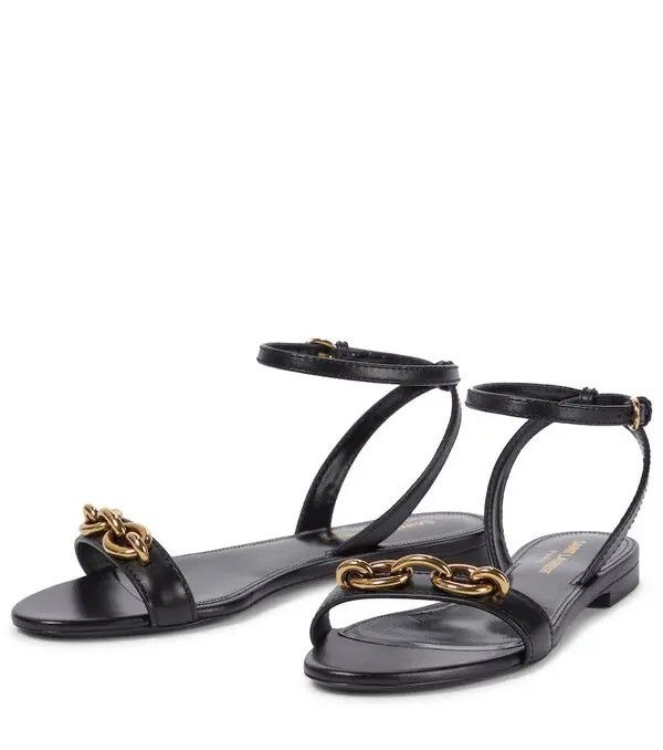 Saint Laurent Paris New Saint Laurent Maillon women flat sandals IT 38/US 8/UK 5 Size US 8 / IT 38 - 2 Thumbnail