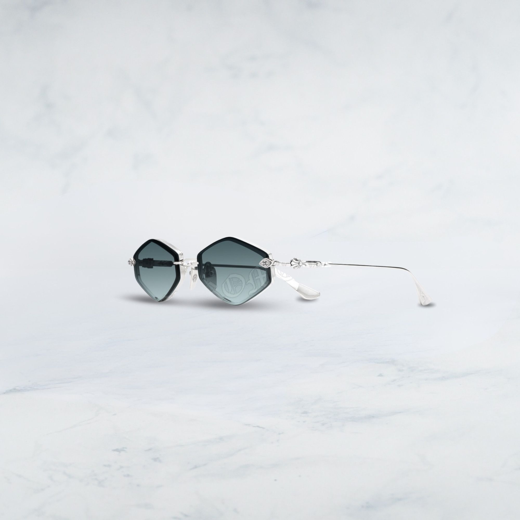 Chrome Hearts CHROME HEARTS BIO MATTE SILVER / SHINY SILVER Size ONE SIZE - 1 Thumbnail