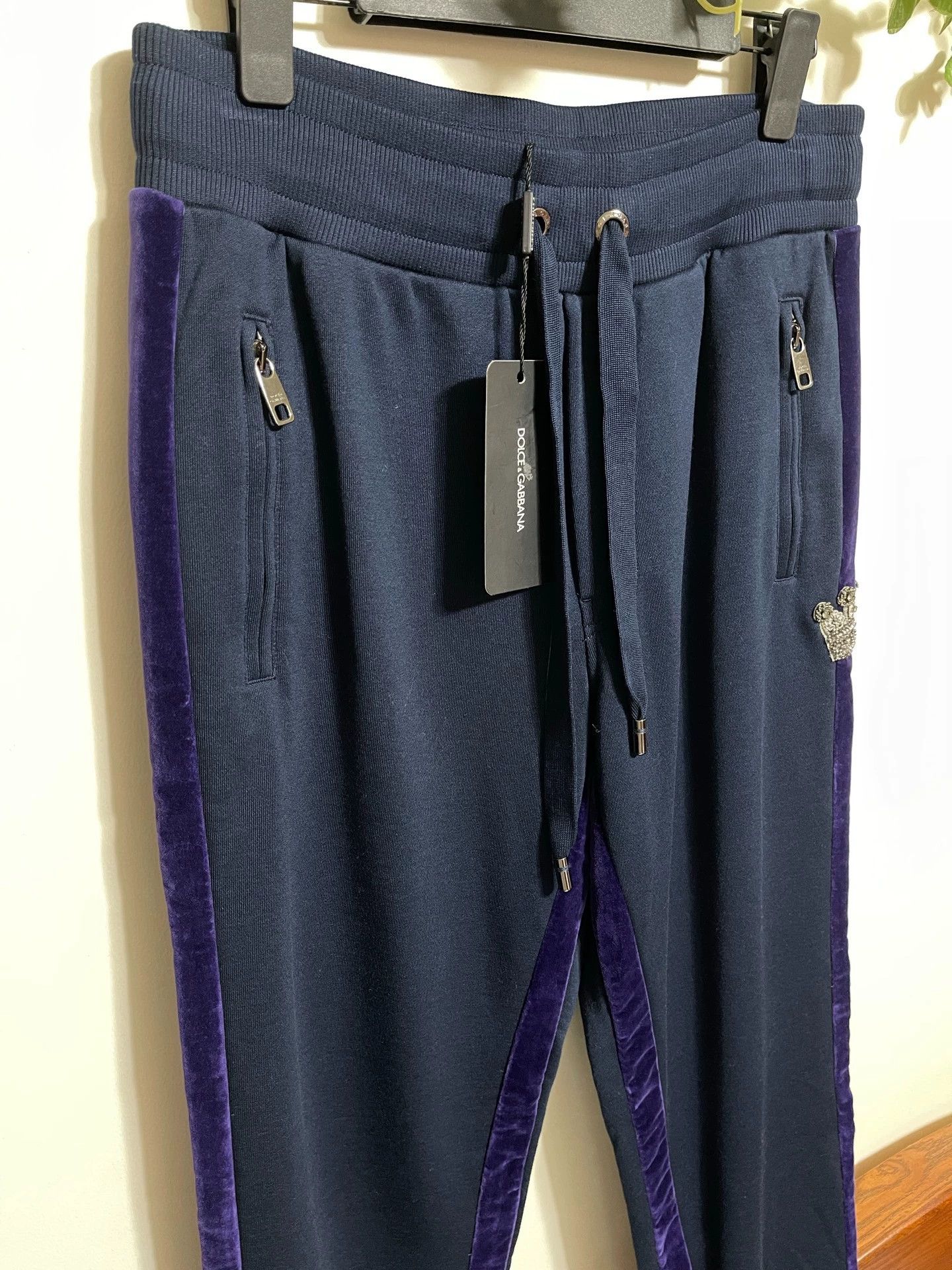 Dolce & Gabbana Dolce&Gabbana Crown Embroidered Sweatpants 48 Size US 32 / EU 48 - 3 Thumbnail