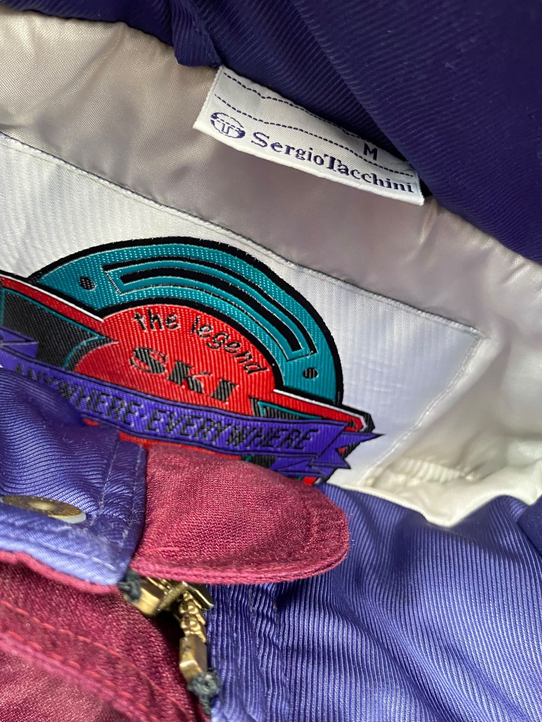 Sergio Tacchini × Vintage 80s' Sergio Tacchini vintage boxy ski jacket Size US M / EU 48-50 / 2 - 4 Thumbnail