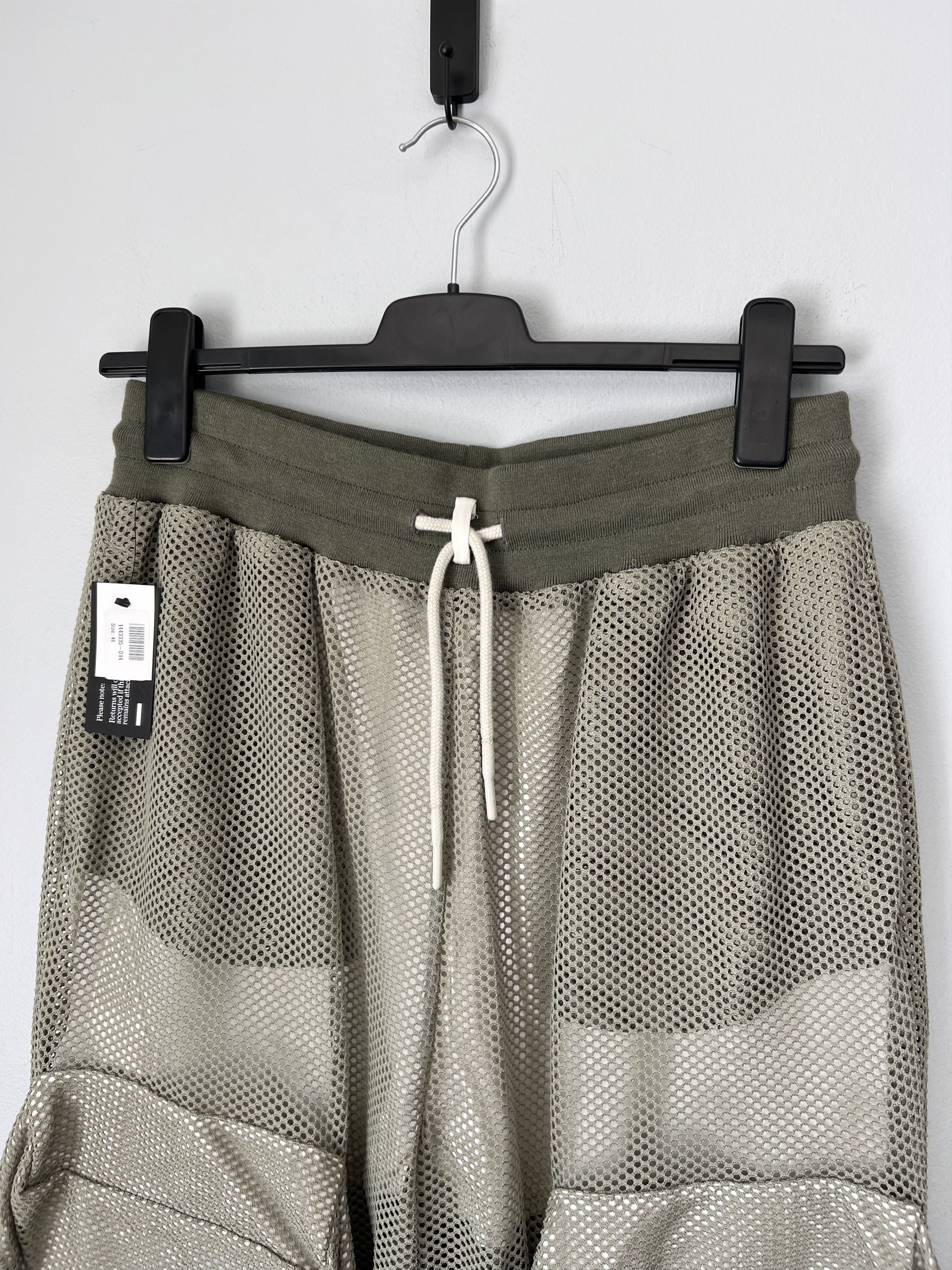 Off-White Off White Mesh Cargo Pants in Military Green Size US 30 / EU 46 - 2 Thumbnail