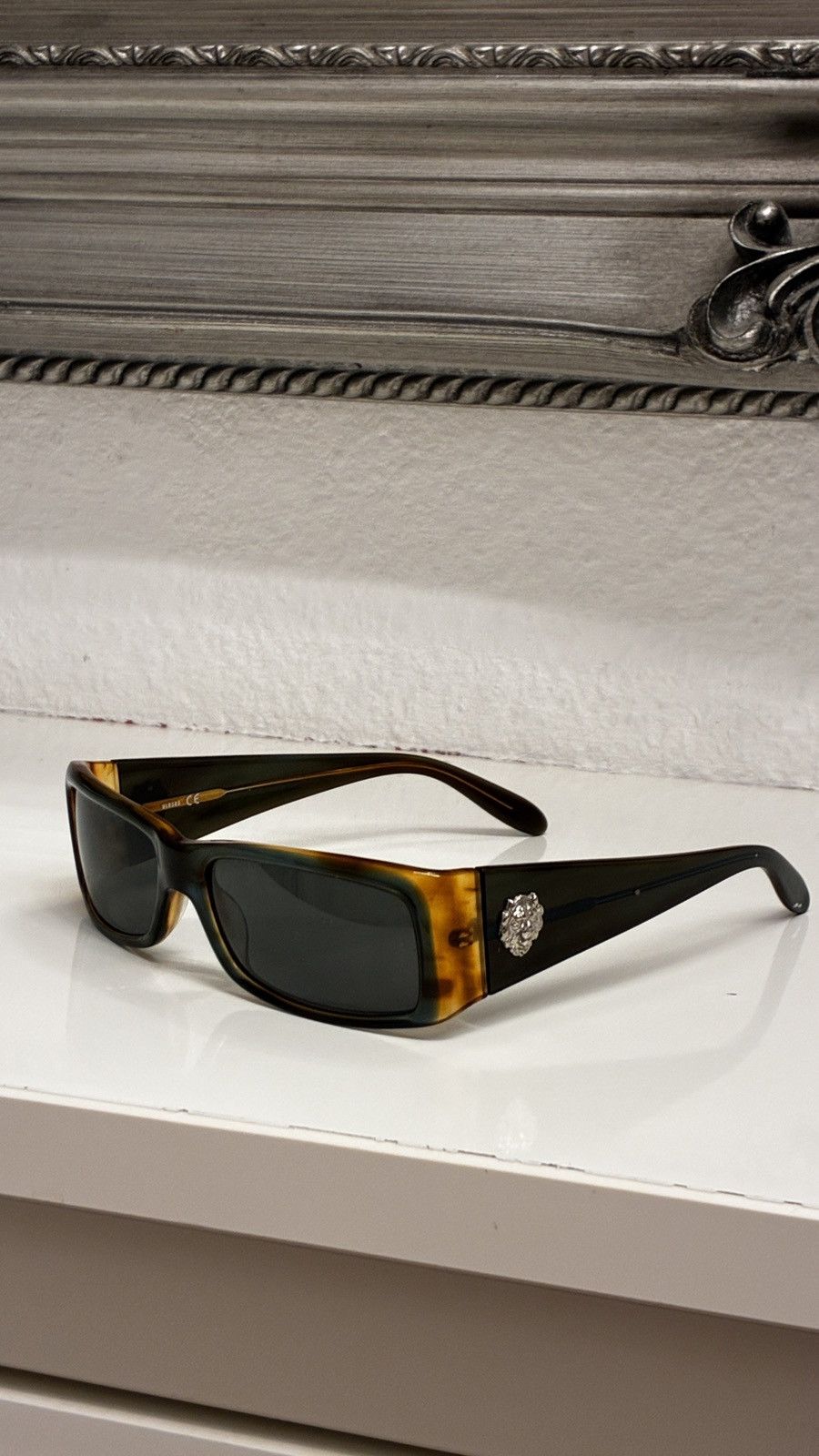 Versus VERSUS by Versace Vintage Lion Head Sunglasses MOD 8034 Size ONE SIZE - 1 Thumbnail