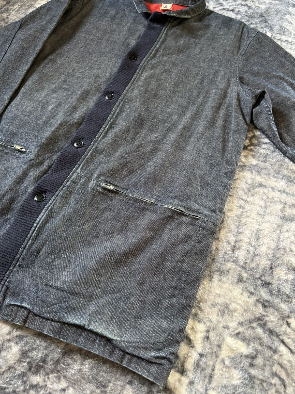 Eternal Vintage Eternal Natural Indigo Dyed Chore Jacket Size US M / EU 48-50 / 2 - 7 Thumbnail