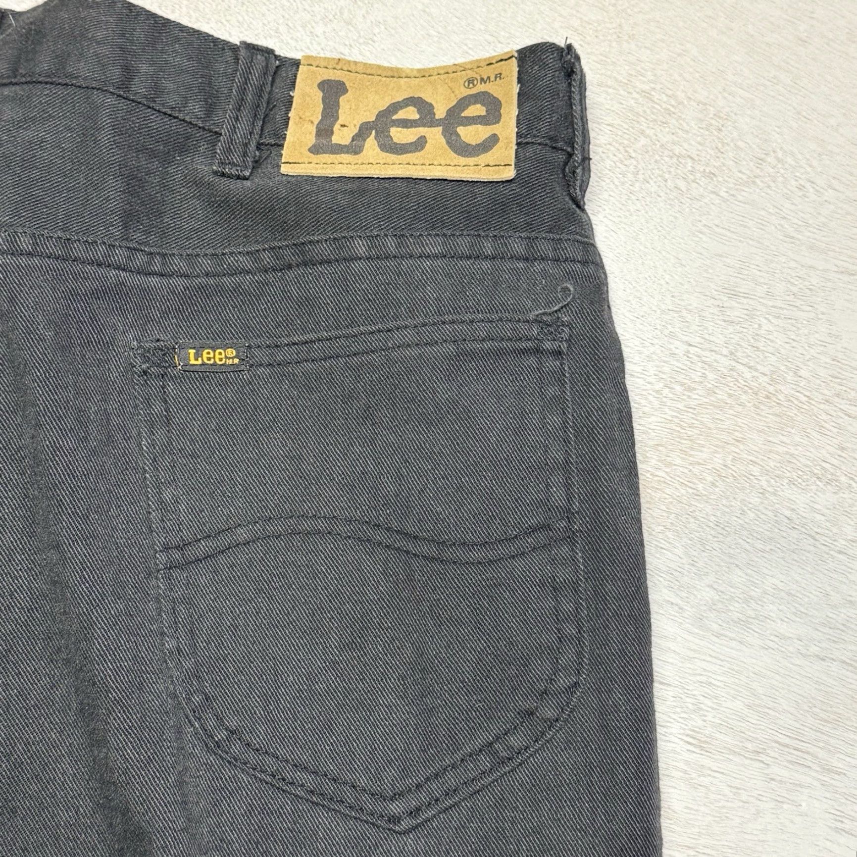 Lee VINTAGE Lee Jeans Bootcut 5-Pocket Denim USA Men 33x32 Blue Inseam 31 Regular Fit 70s Size US 33 - 3 Thumbnail