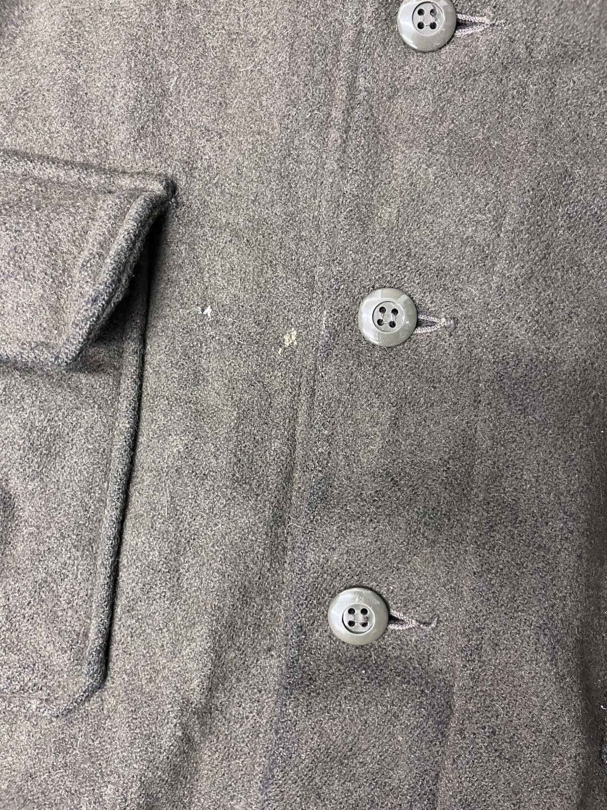 Vintage Vintage military green wool shirt Size US XL / EU 56 / 4 - 4 Thumbnail
