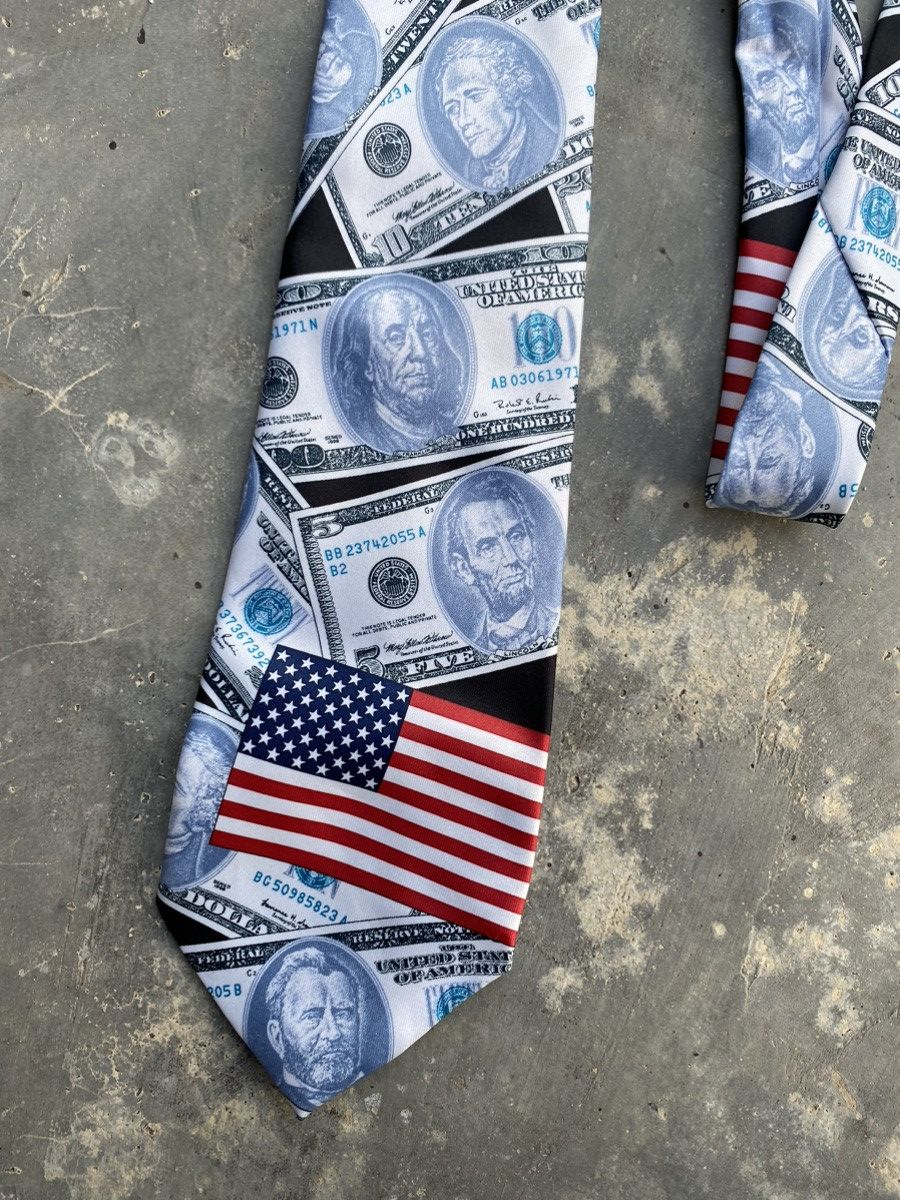 Japanese Brand × Vintage Vintage Dollar Tie Size ONE SIZE - 2 Thumbnail