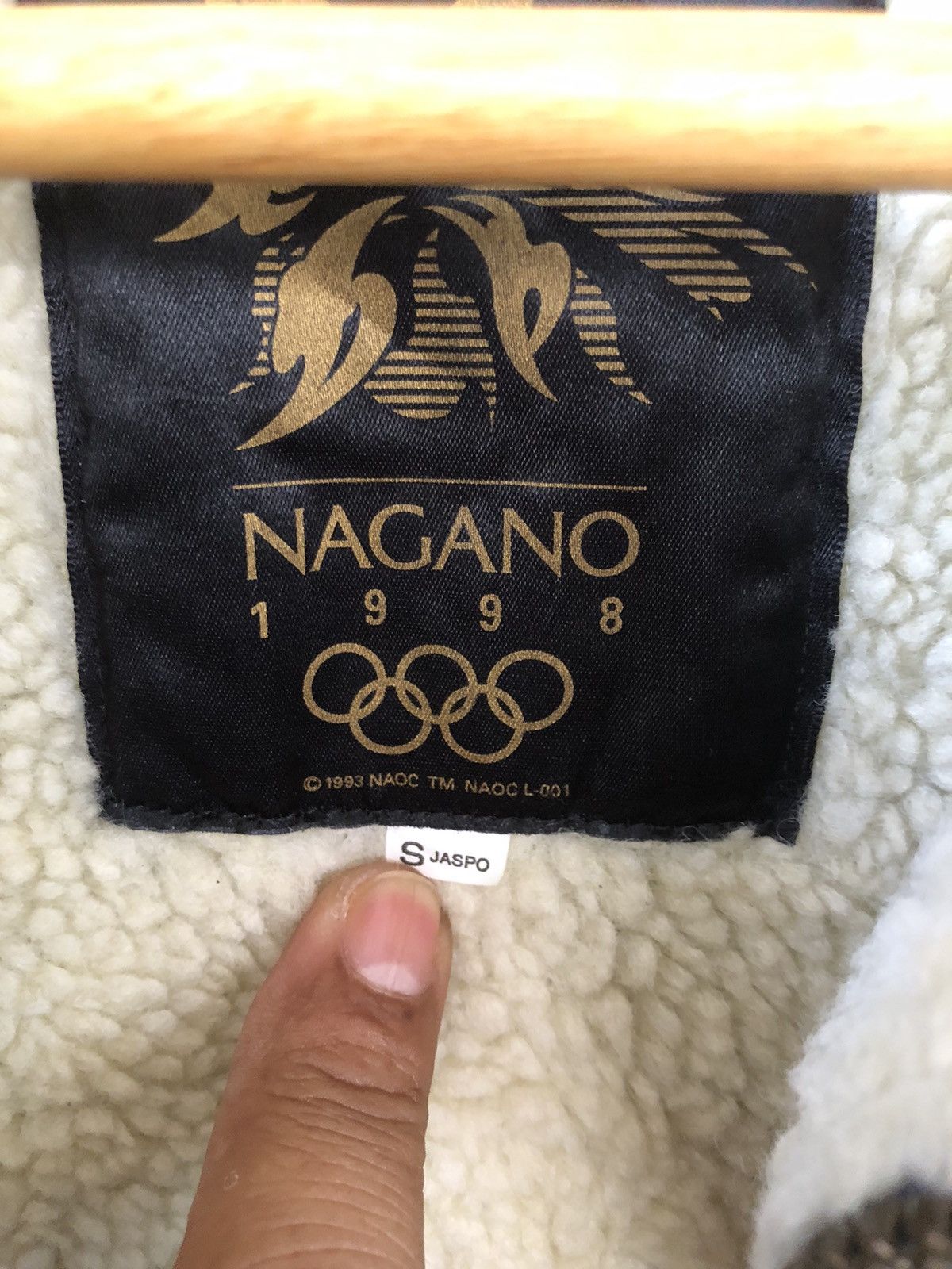 Japanese Brand × USA Olympics × Vintage Vintage Japan OLYMPIC NAGANO Sherpa Jacket Size US M / EU 48-50 / 2 - 12 Thumbnail